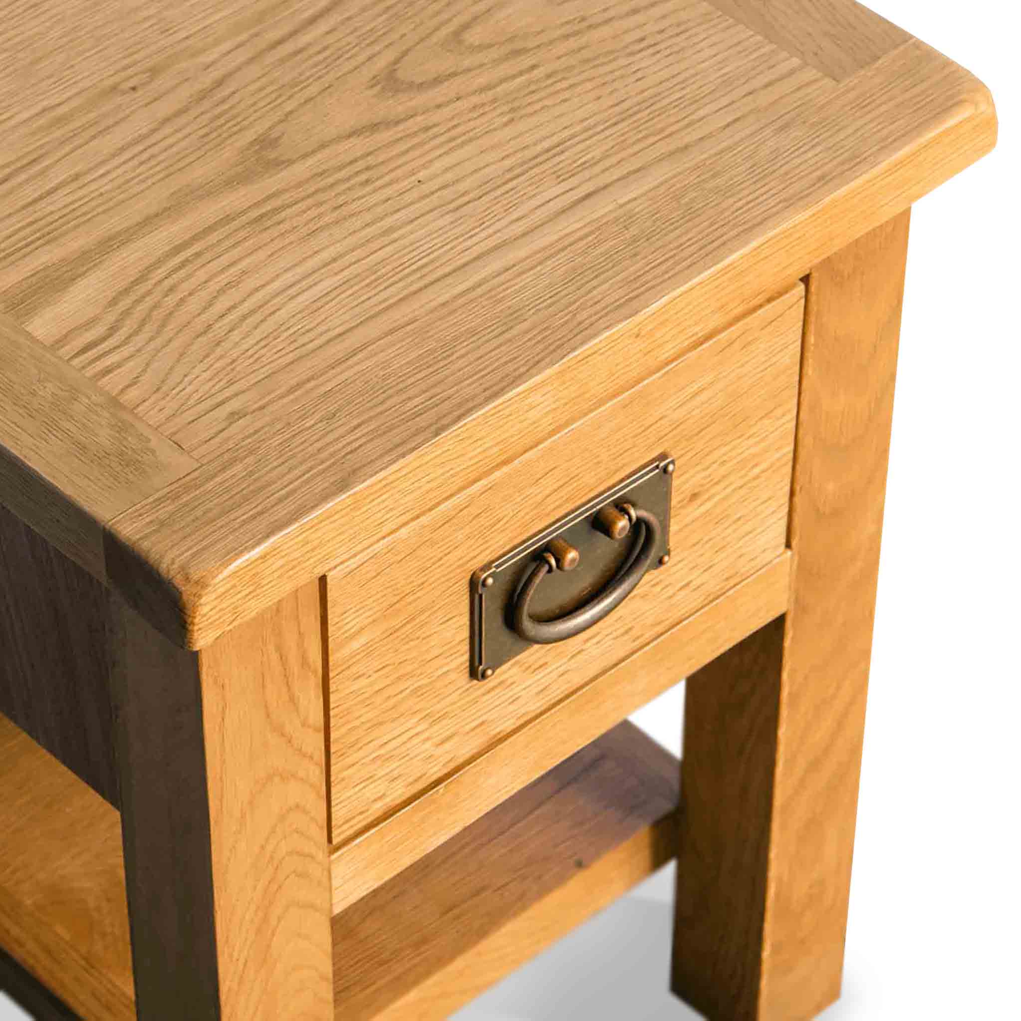 Surrey Oak Lamp Table - Image 5