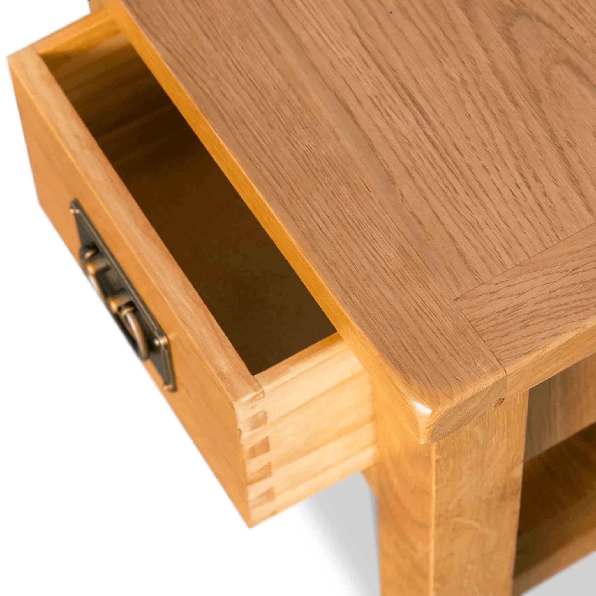 Surrey Oak Lamp Table - Image 6