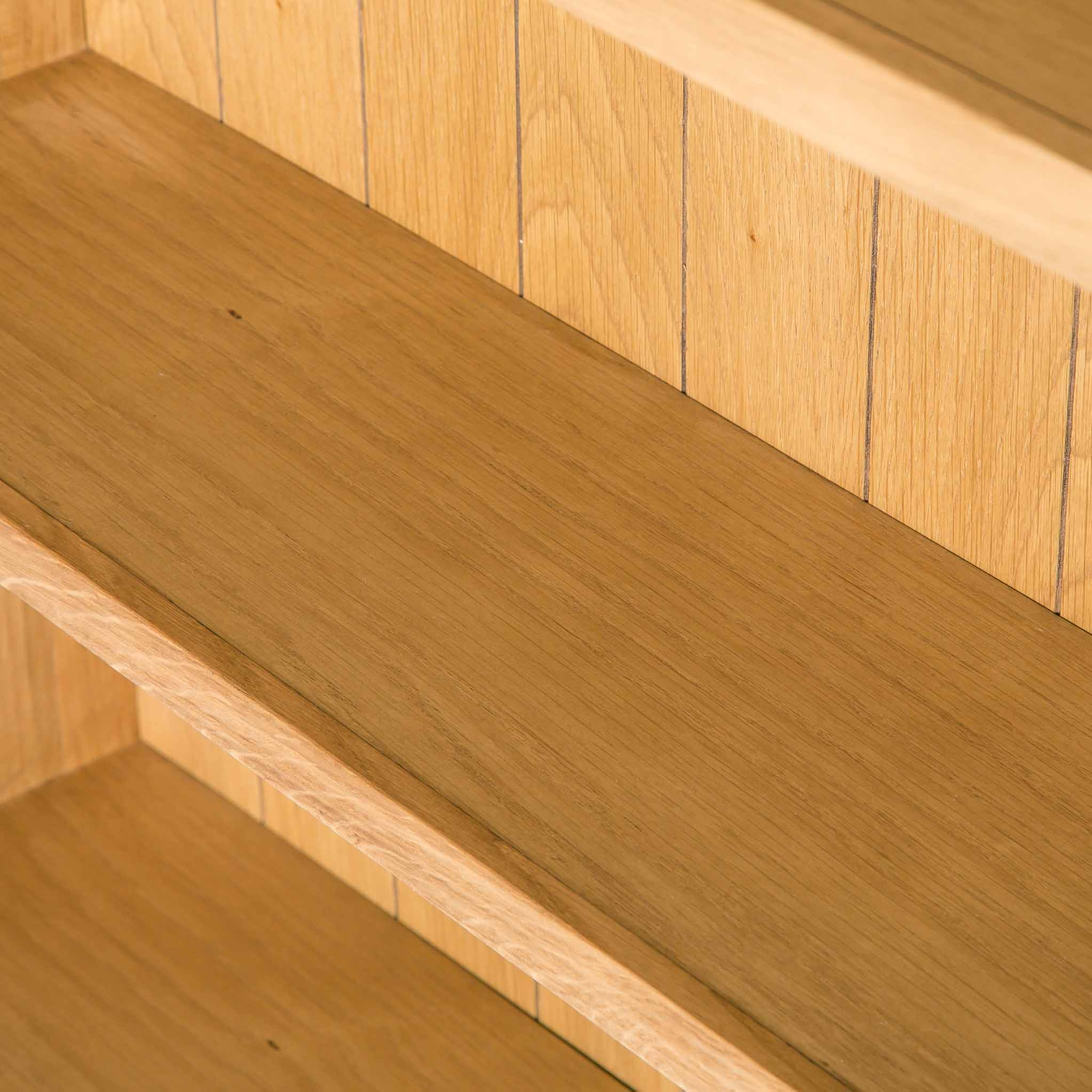 Surrey Oak Large Bookcase - Image 6