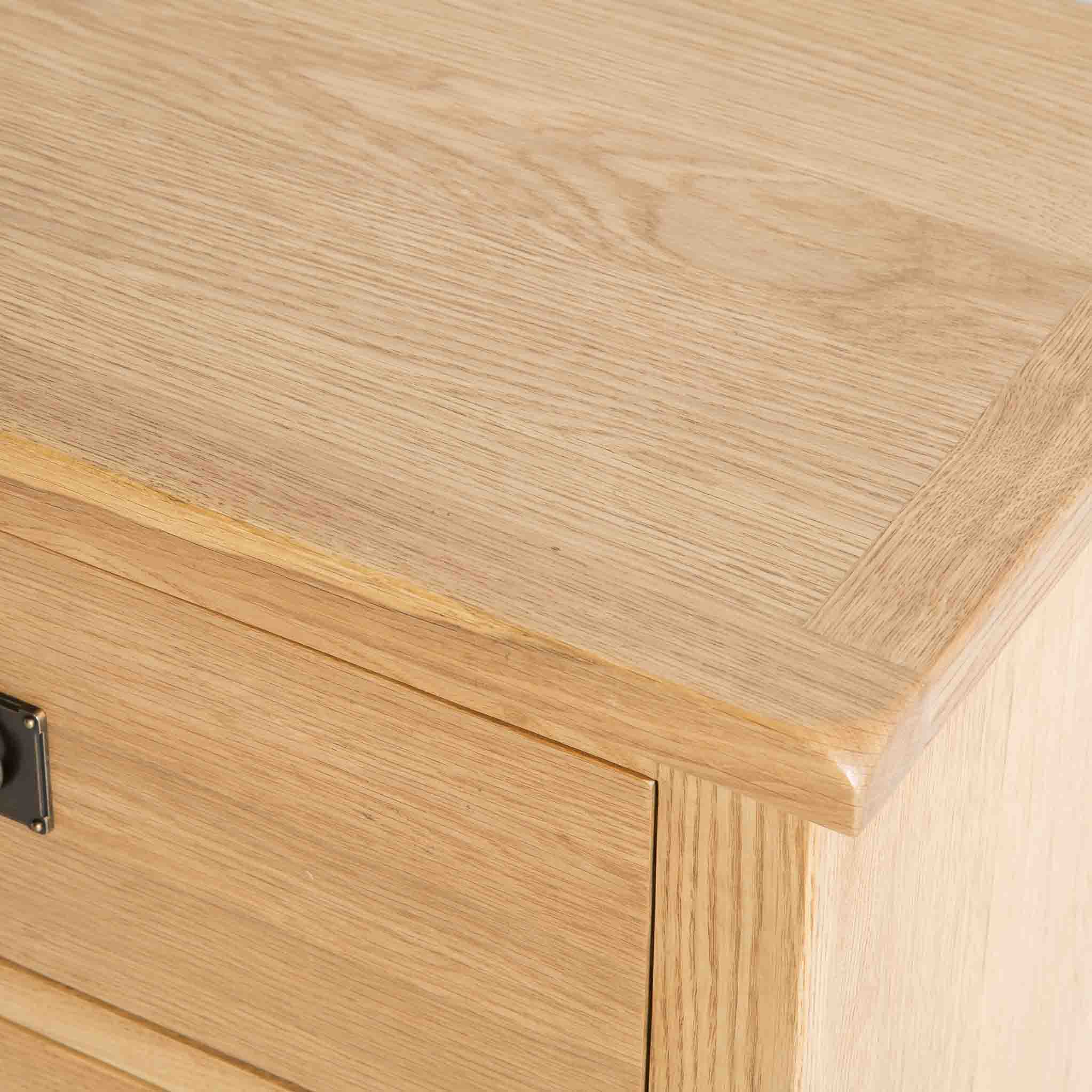 Surrey Oak Large Chest Of Drawers - Image 10