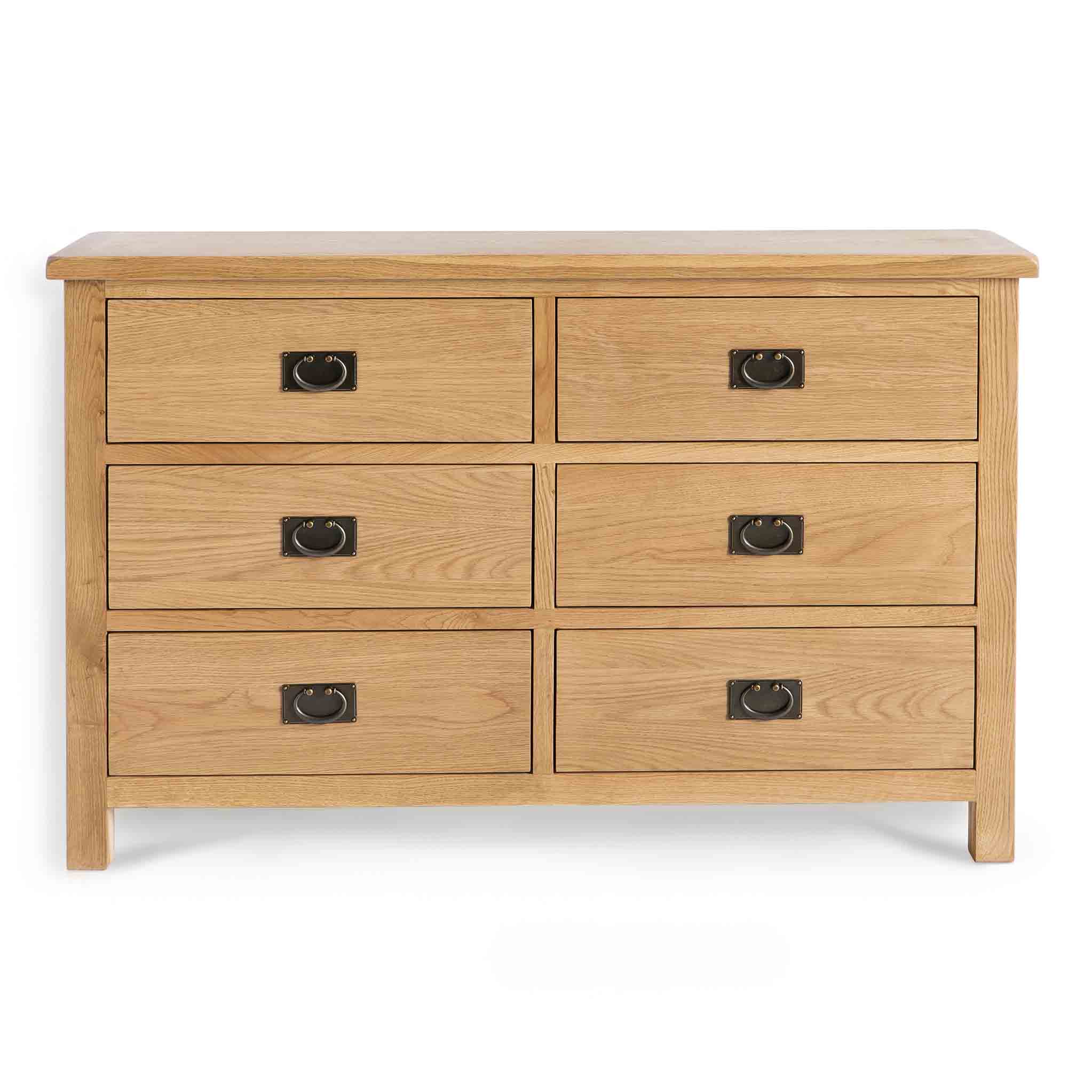 Surrey Oak Large Chest Of Drawers - Image 3