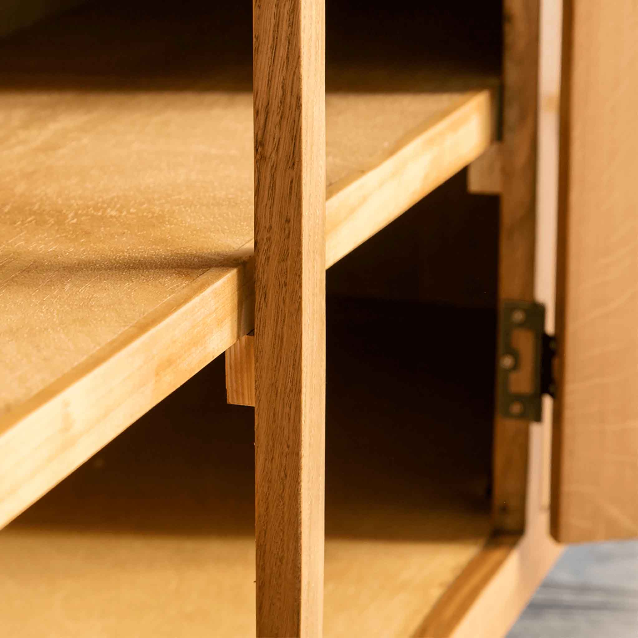 Surrey Oak Large Sideboard - Image 8