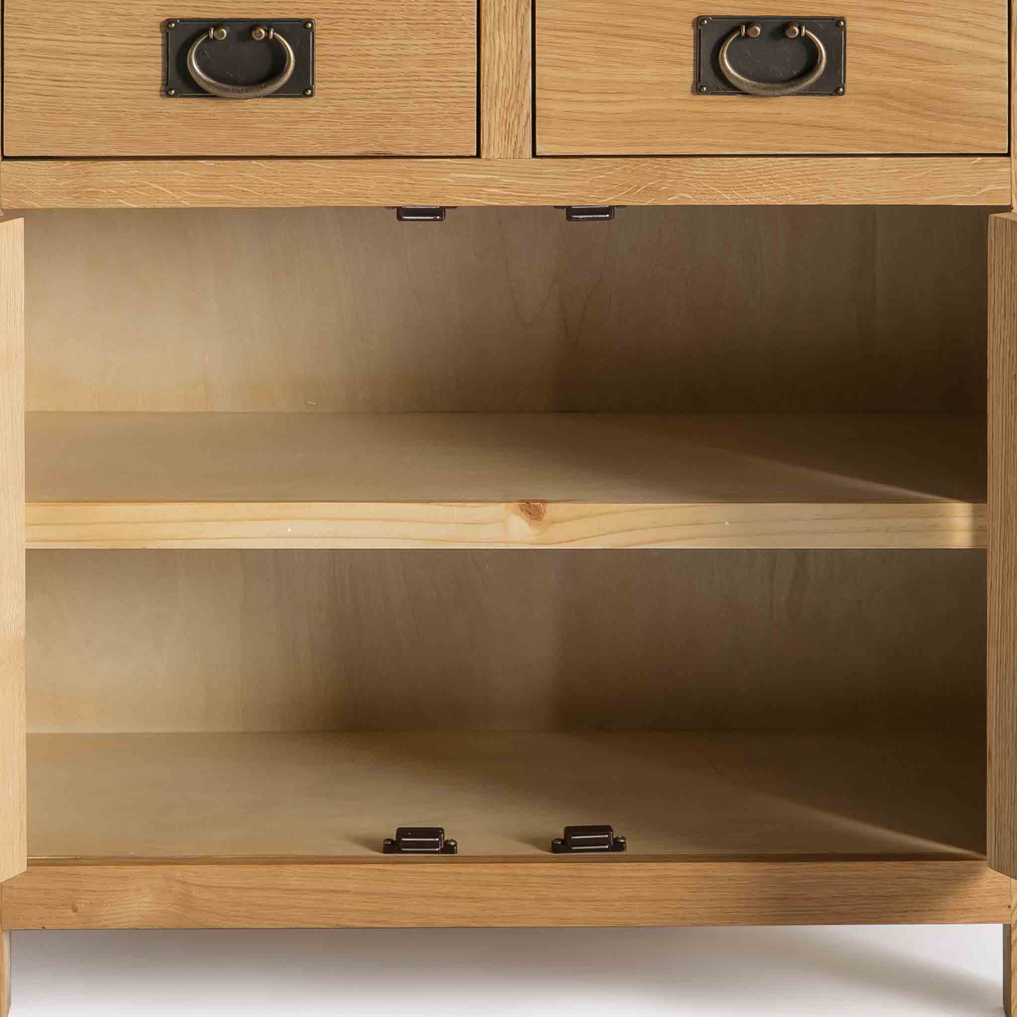 Surrey Oak Mini Sideboard - Image 15