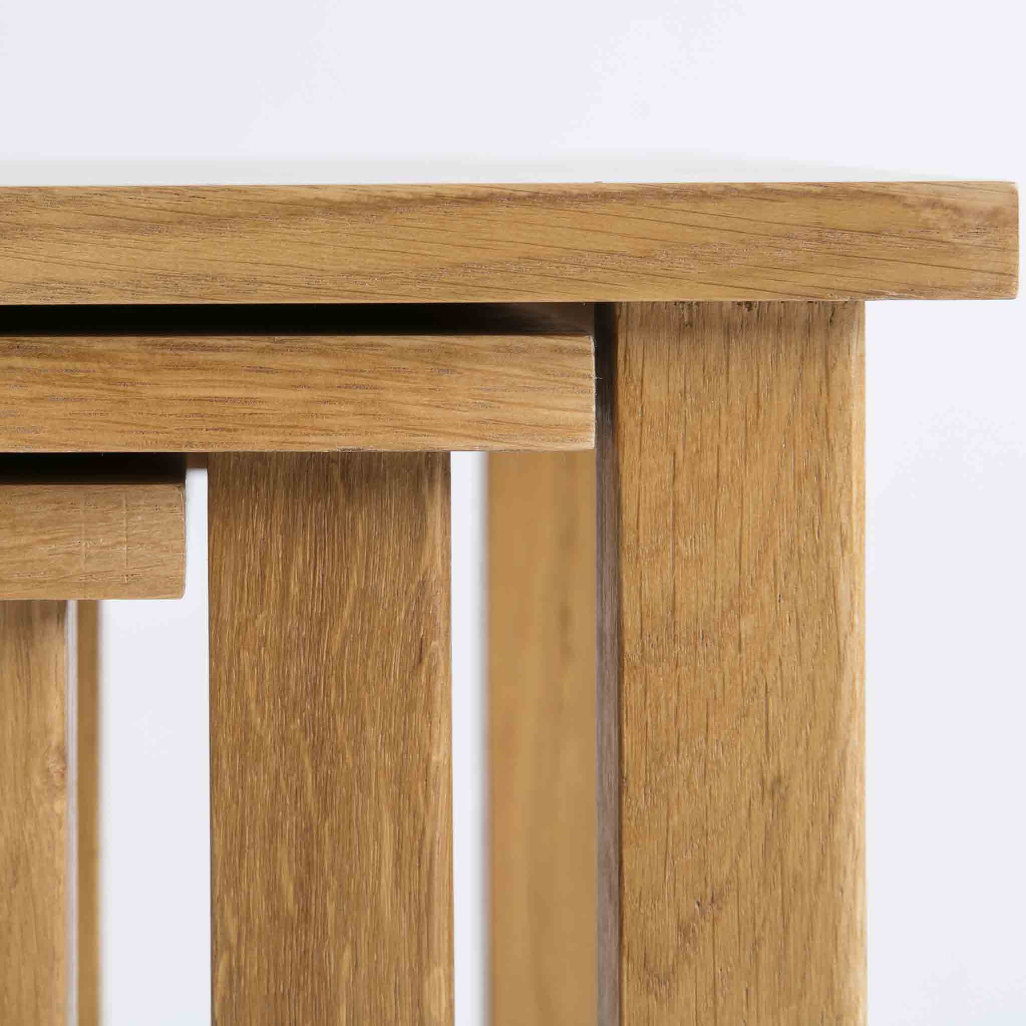 Surrey Oak Nest of Tables - Image 13