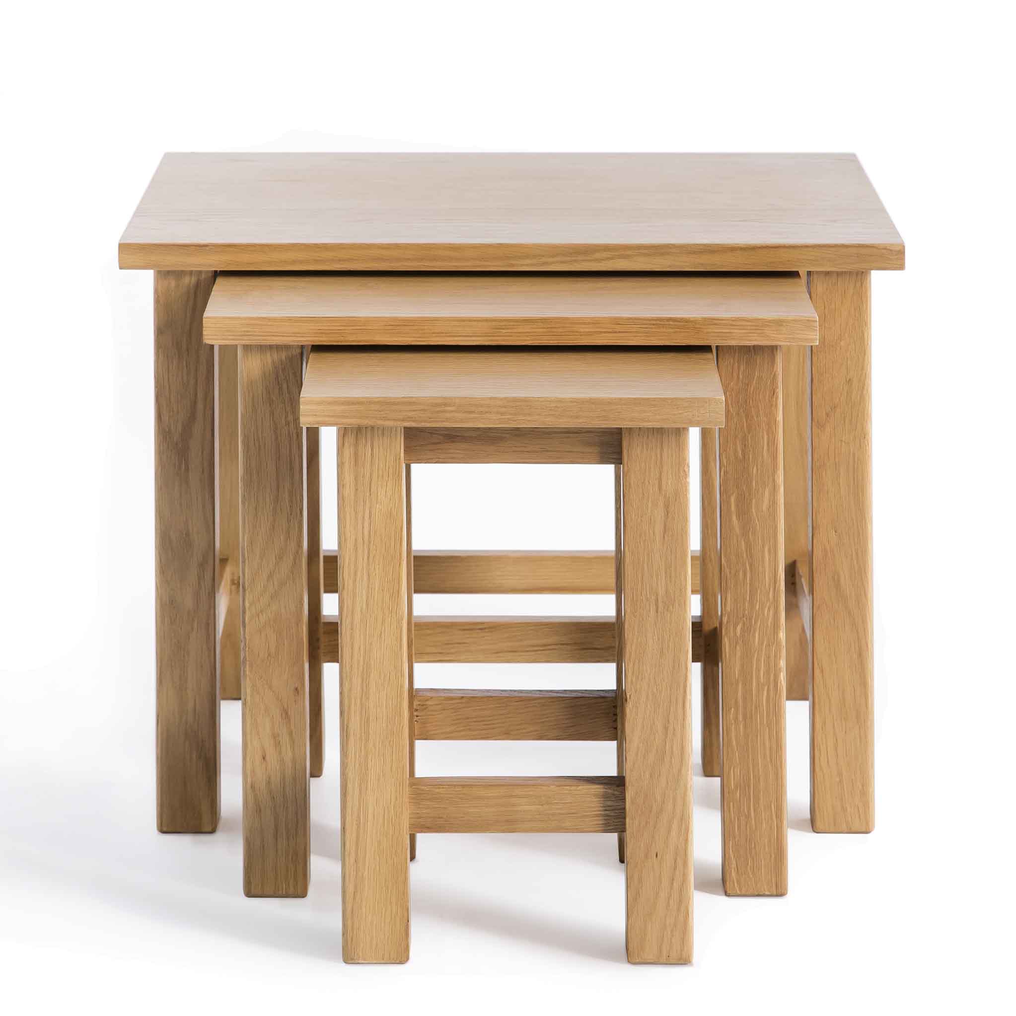 Surrey Oak Nest of Tables - Image 3