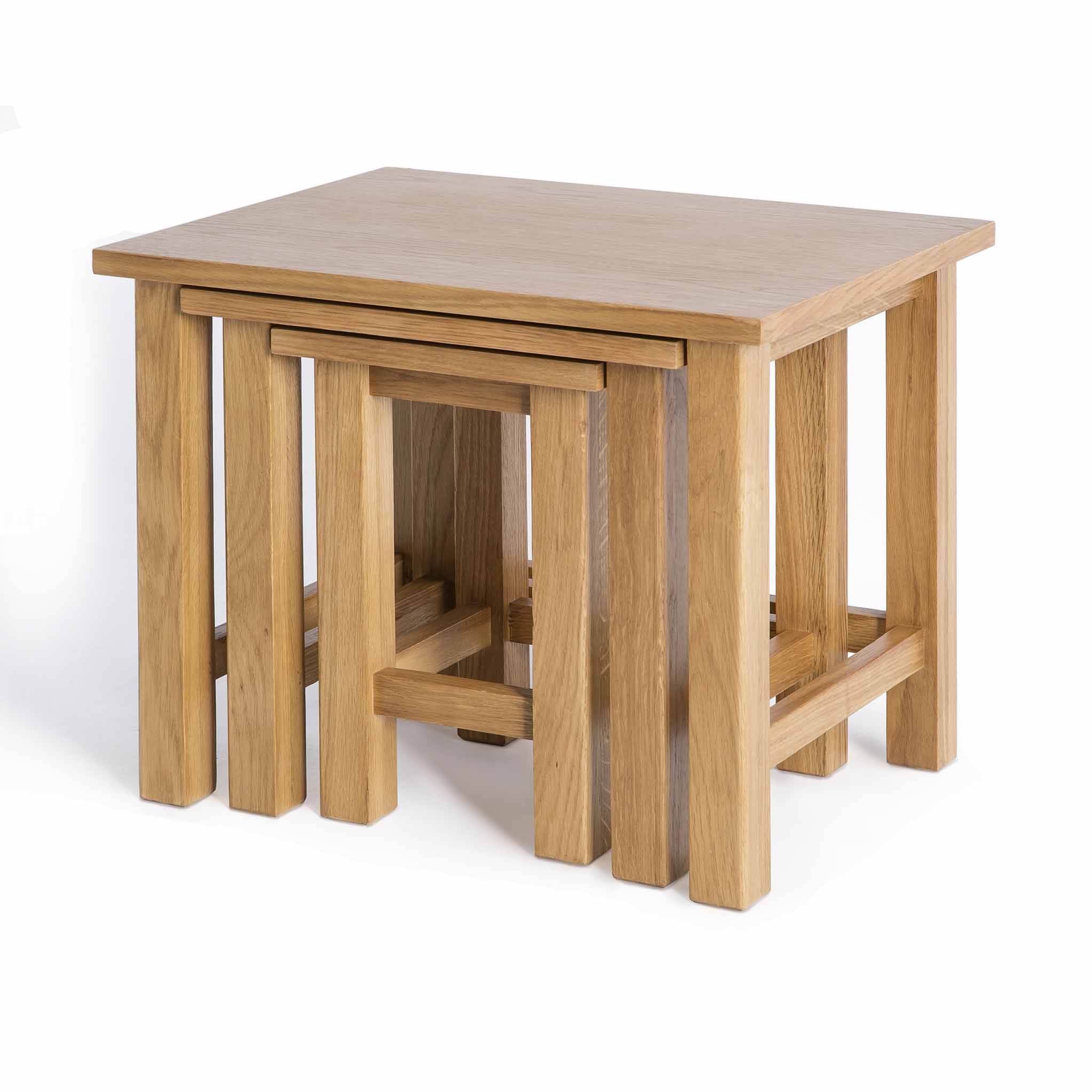 Surrey Oak Nest of Tables - Image 4
