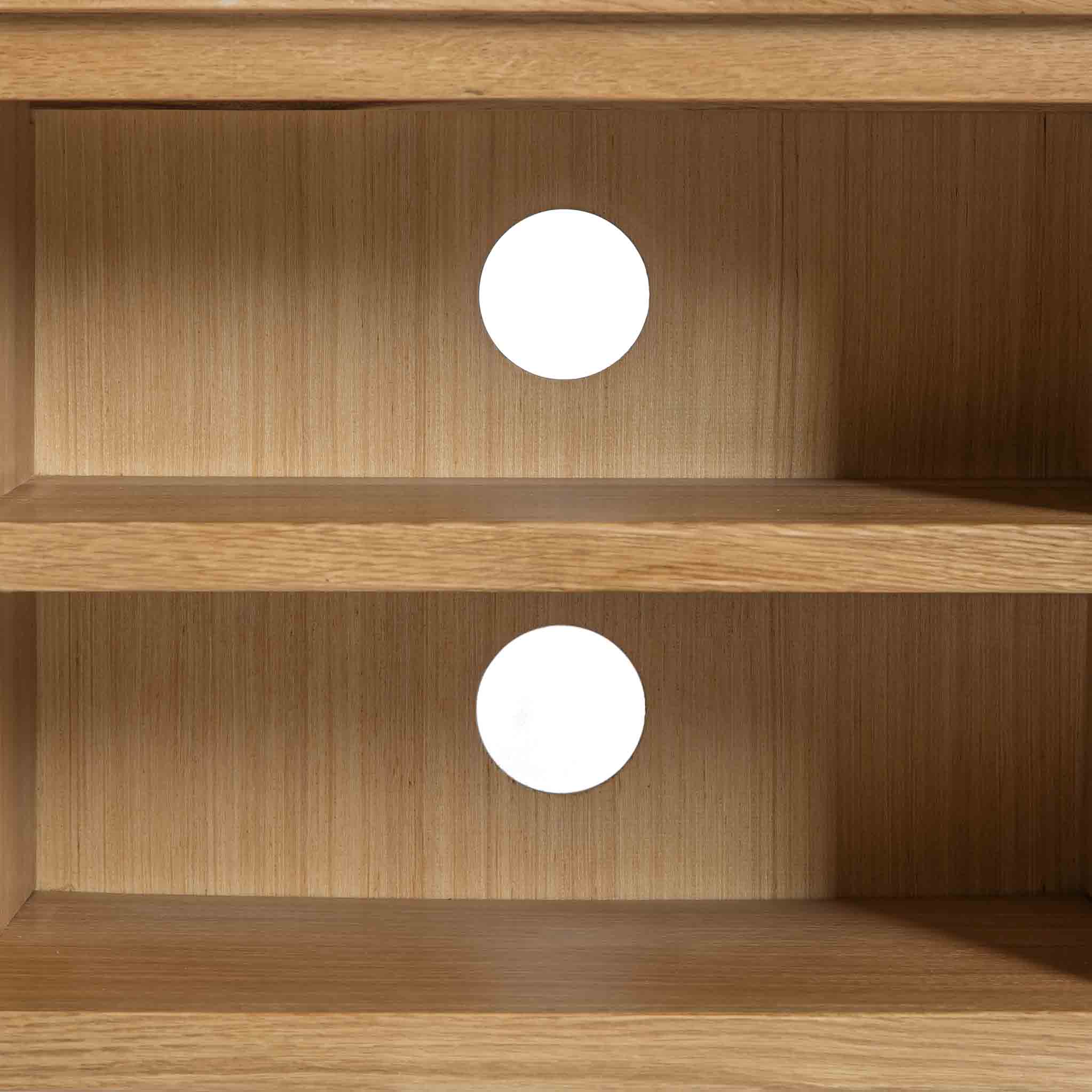Surrey Oak 180cm Extra Wide TV Stand - Image 10