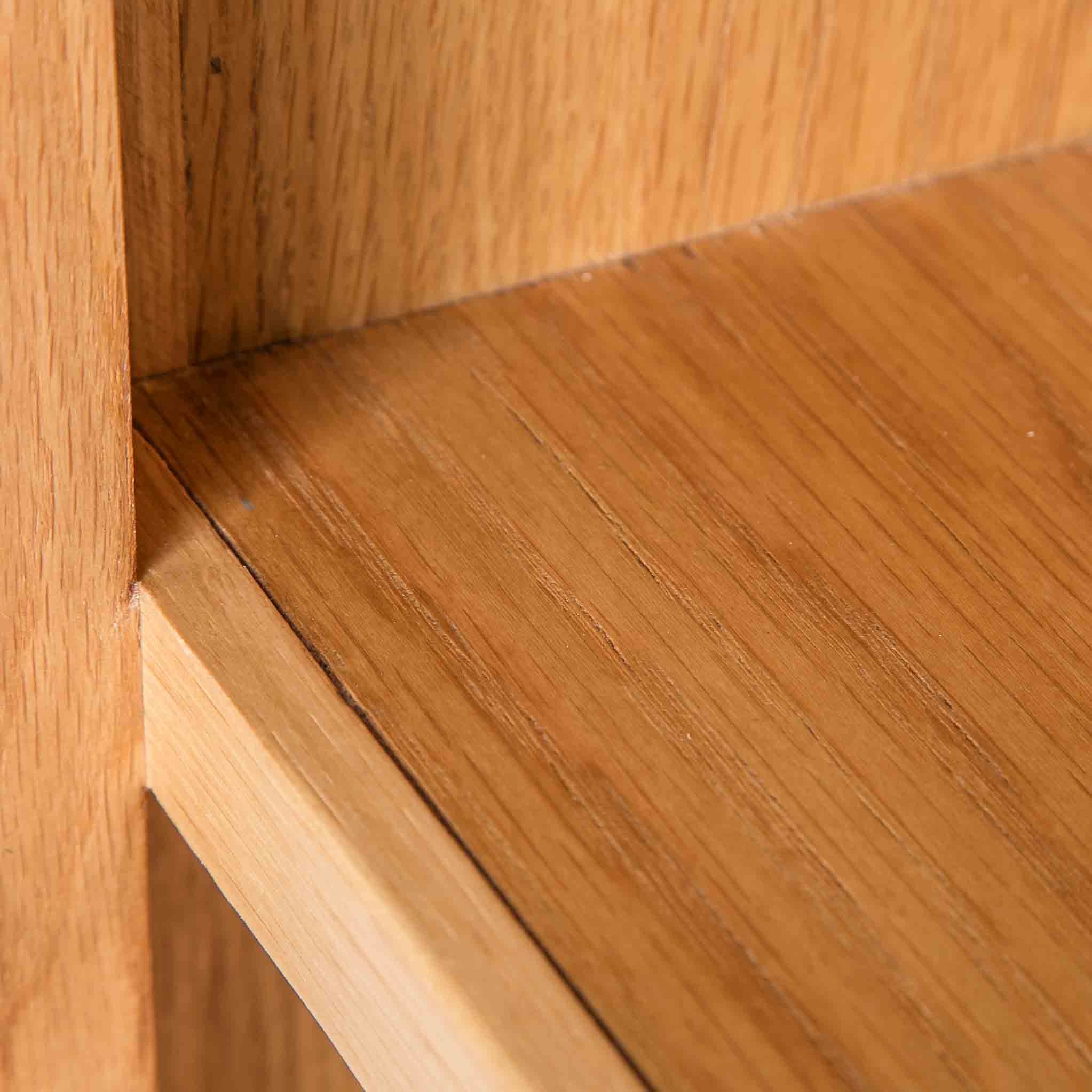 Surrey Oak Slim Bookcase - Image 12