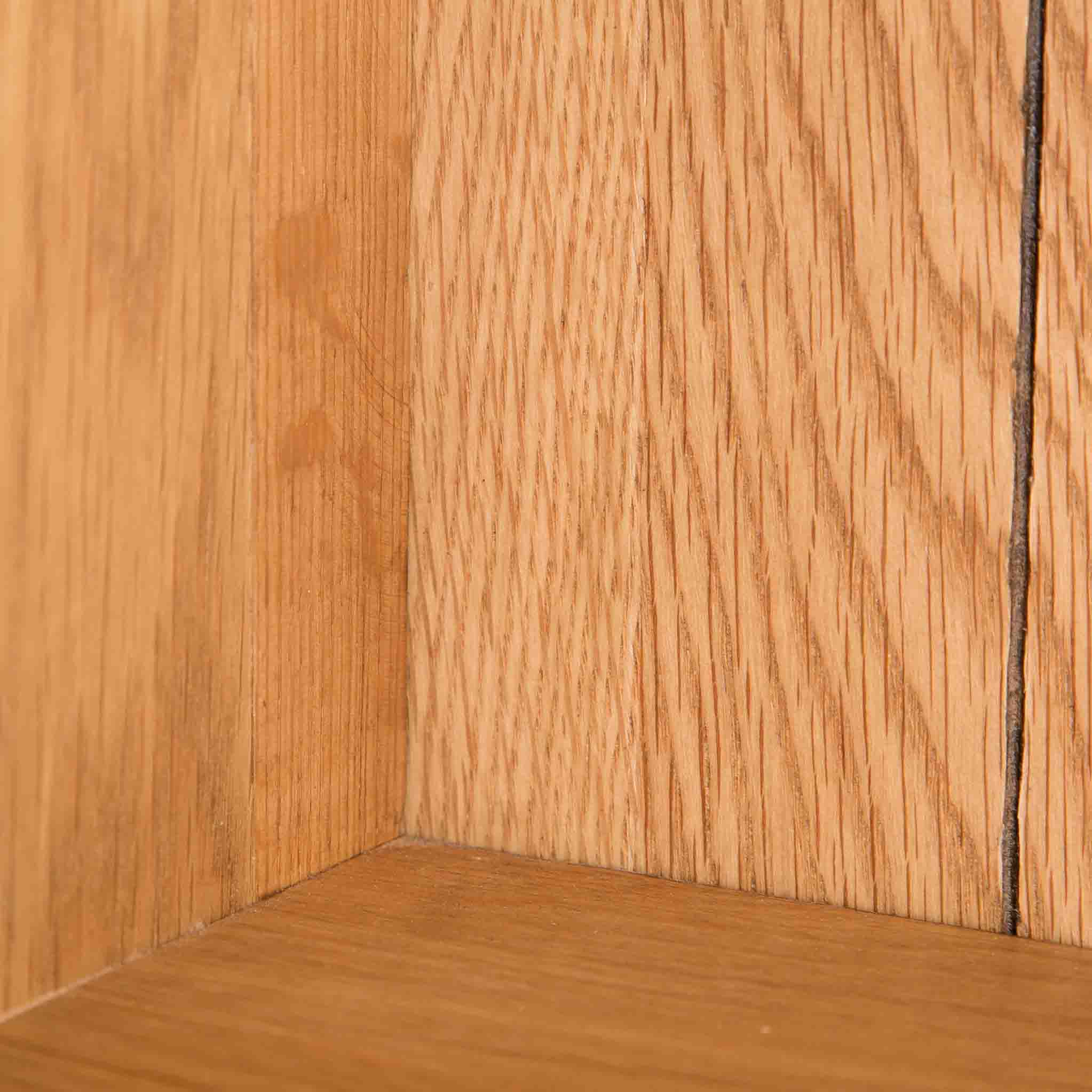 Surrey Oak Slim Bookcase - Image 15