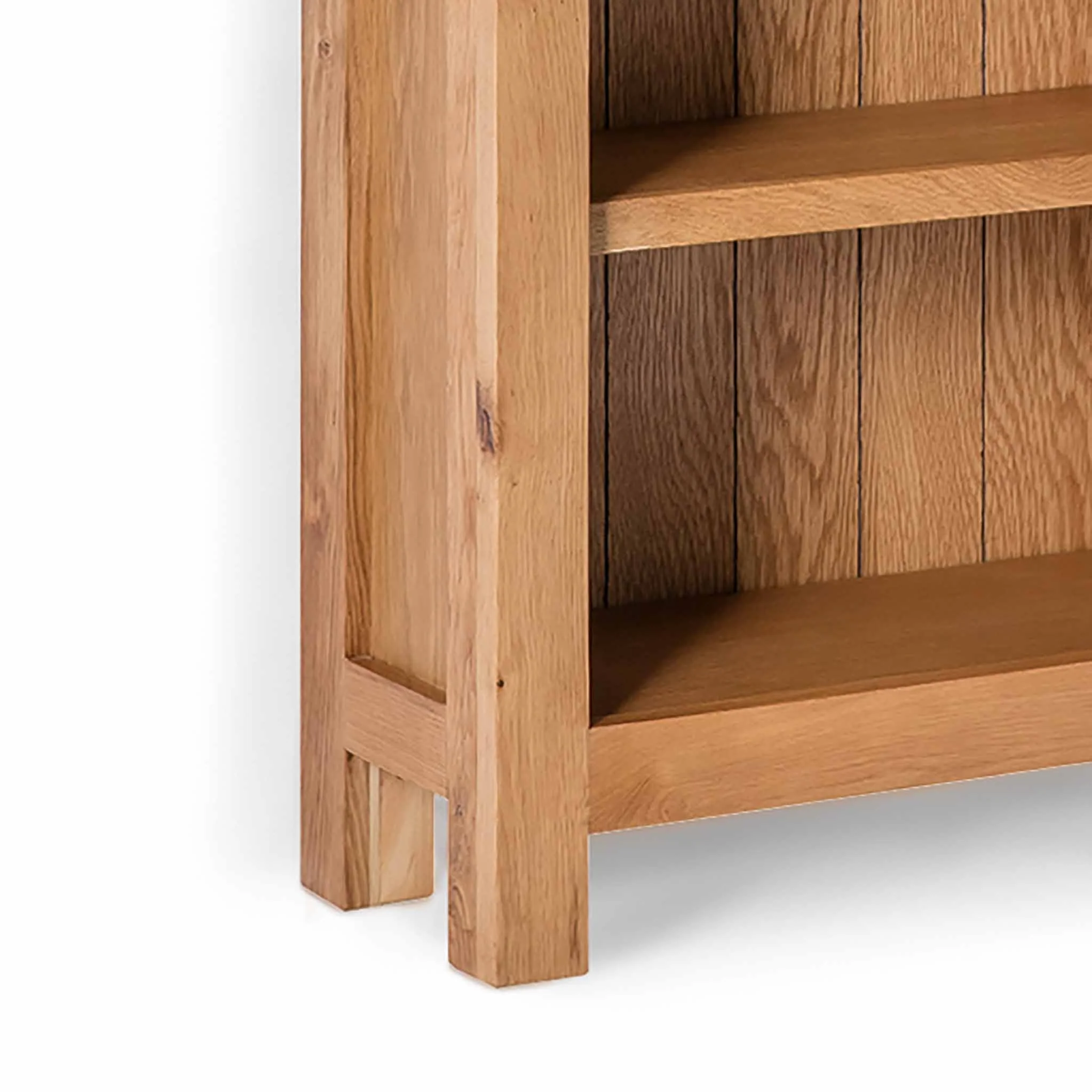 Surrey Oak Slim Bookcase - Image 17