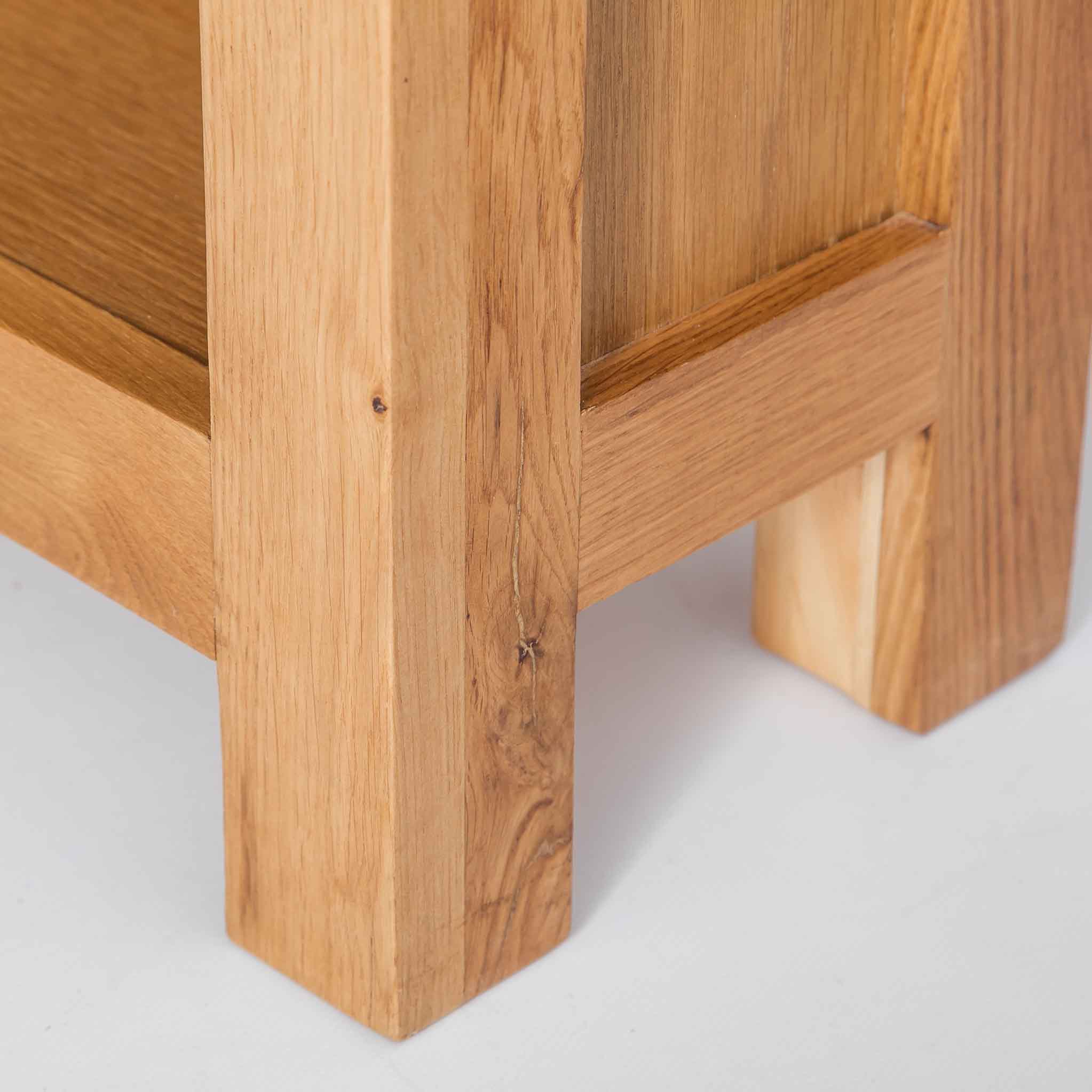 Surrey Oak Slim Bookcase - Image 19