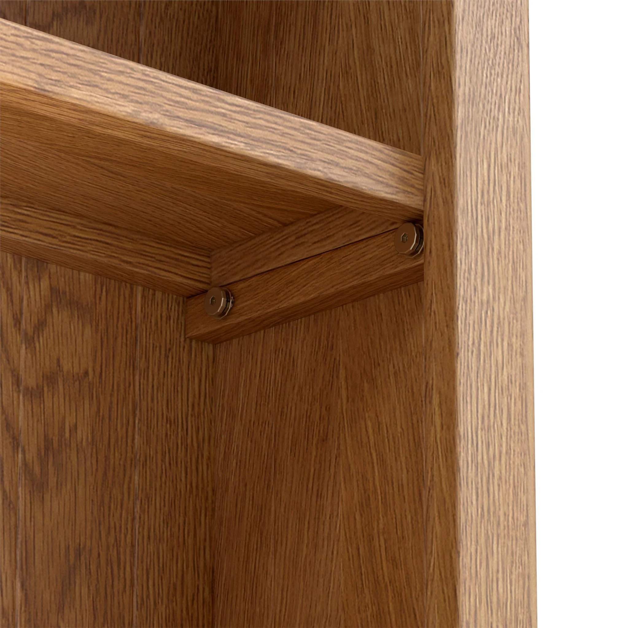 Surrey Oak Slim Bookcase - Image 21