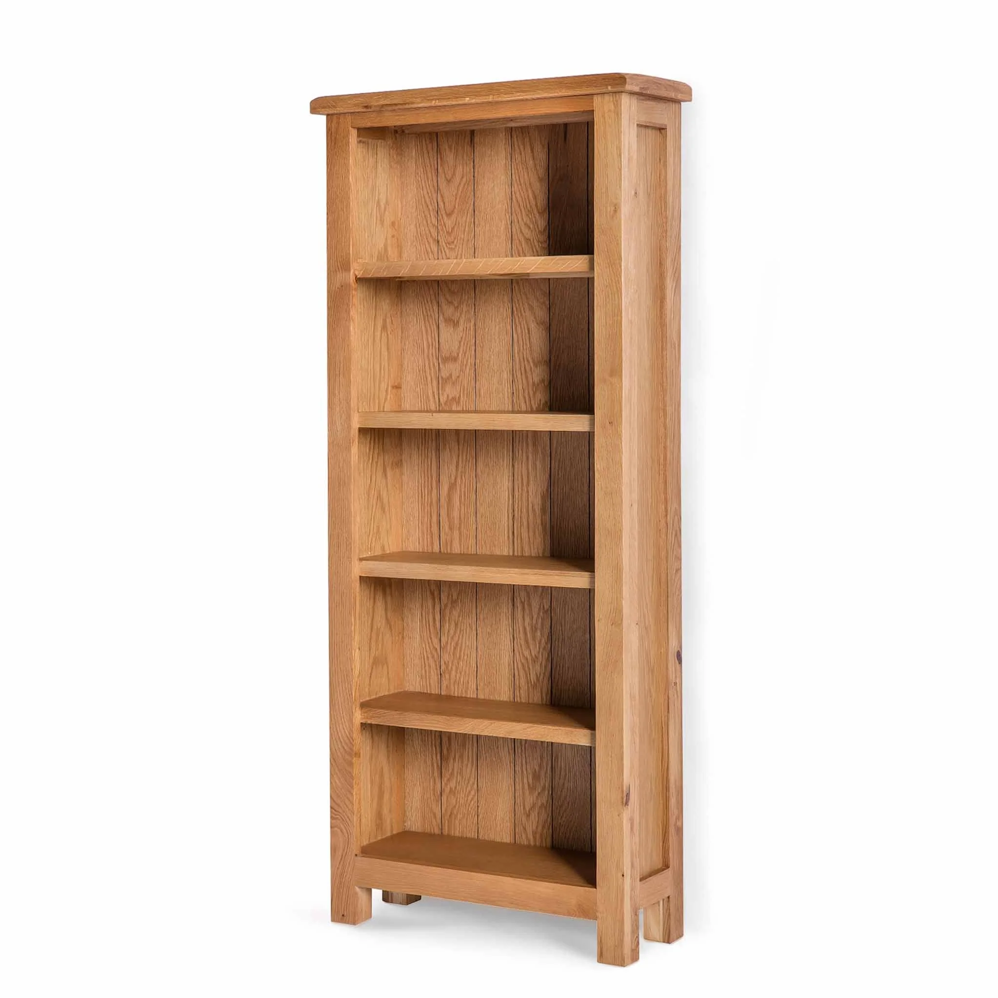 Surrey Oak Slim Bookcase - Image 4