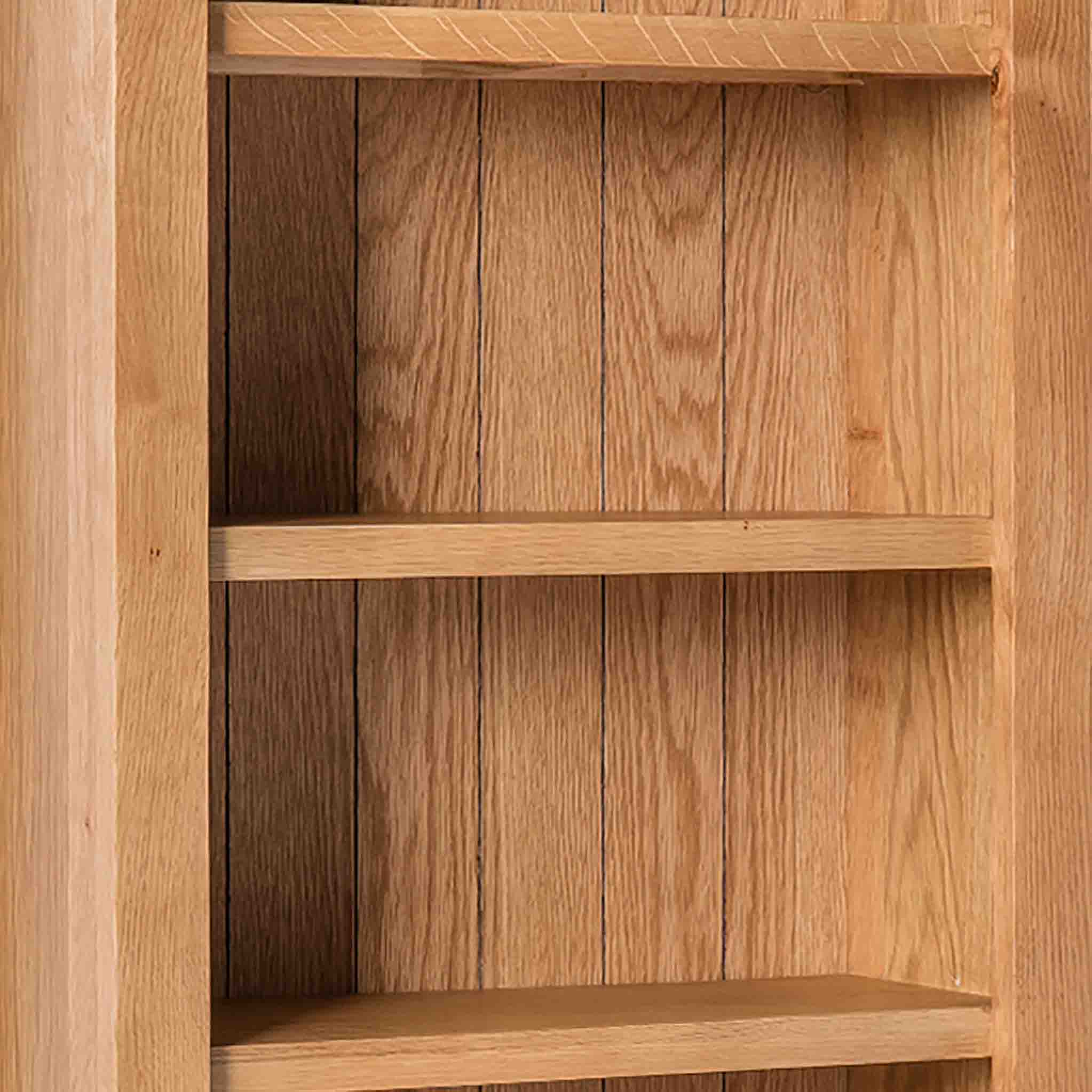 Surrey Oak Slim Bookcase - Image 9