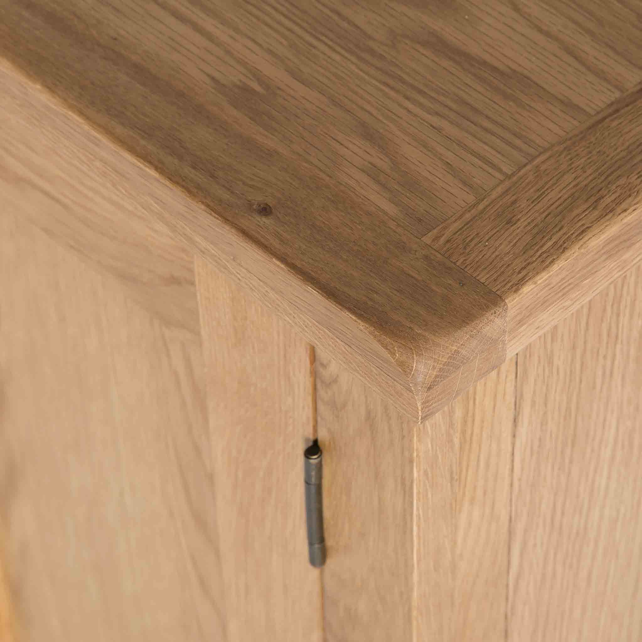 Surrey Oak Small Cupboard - Image 11