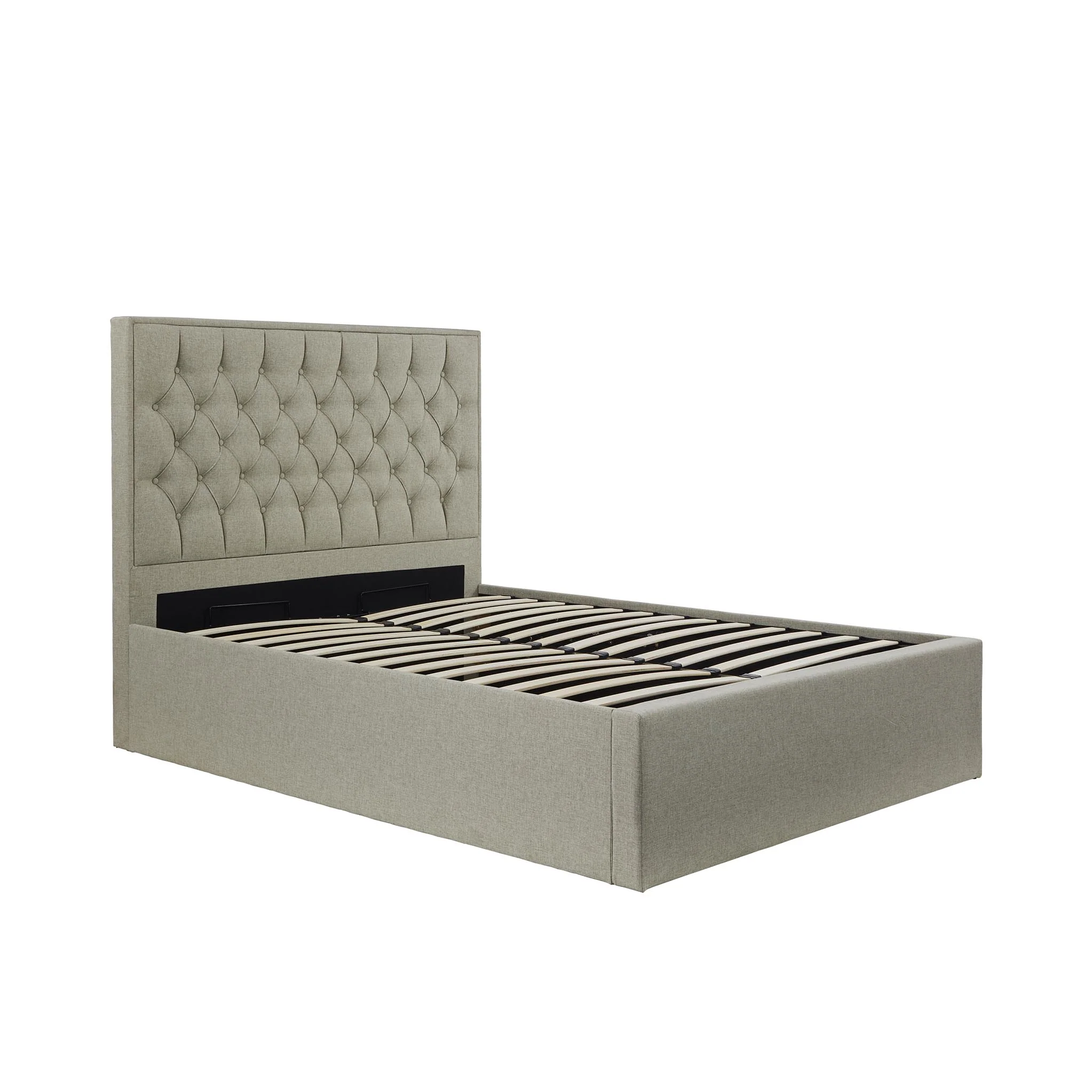 Sutton Upholstered Ottoman Storage Bed Frame - Image 4