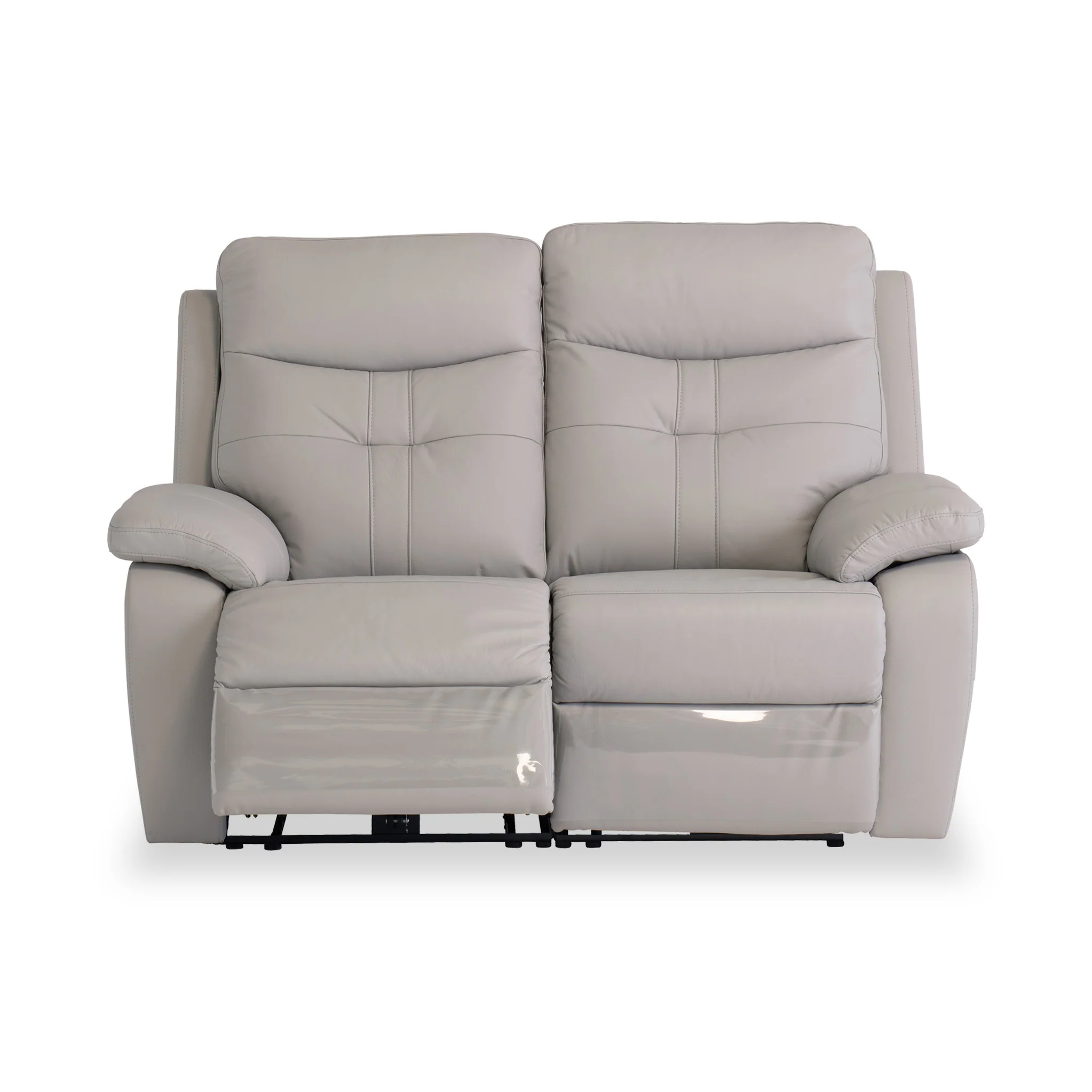 Talbot Leather Power Reclining 2 Seater Sofa - Image 14