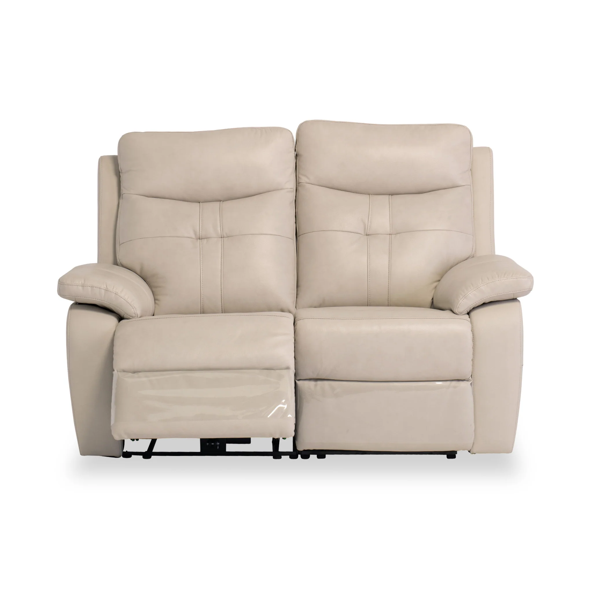 Talbot Leather Power Reclining 2 Seater Sofa - Image 6