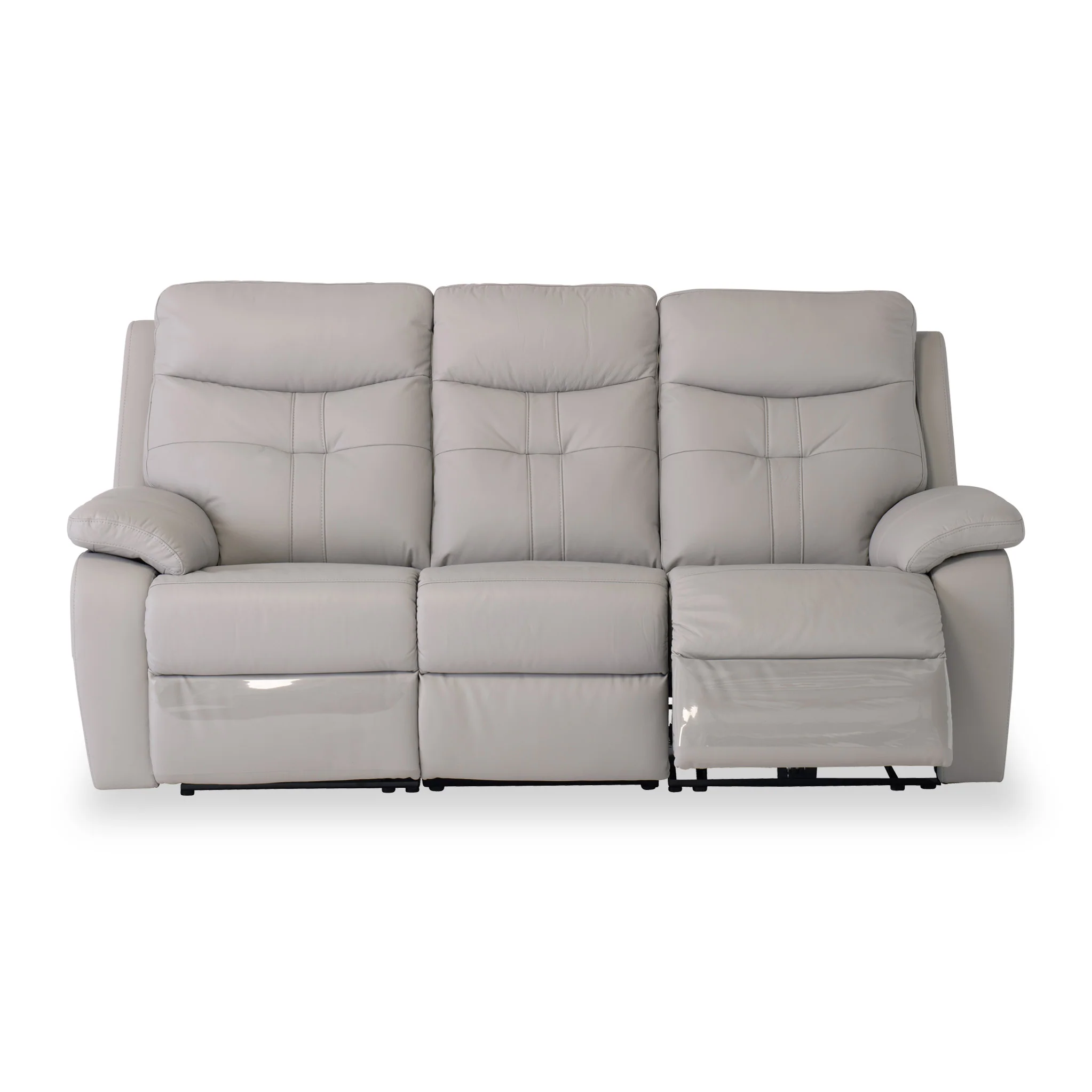 Talbot Leather Power Reclining 3 Seater Sofa - Image 14