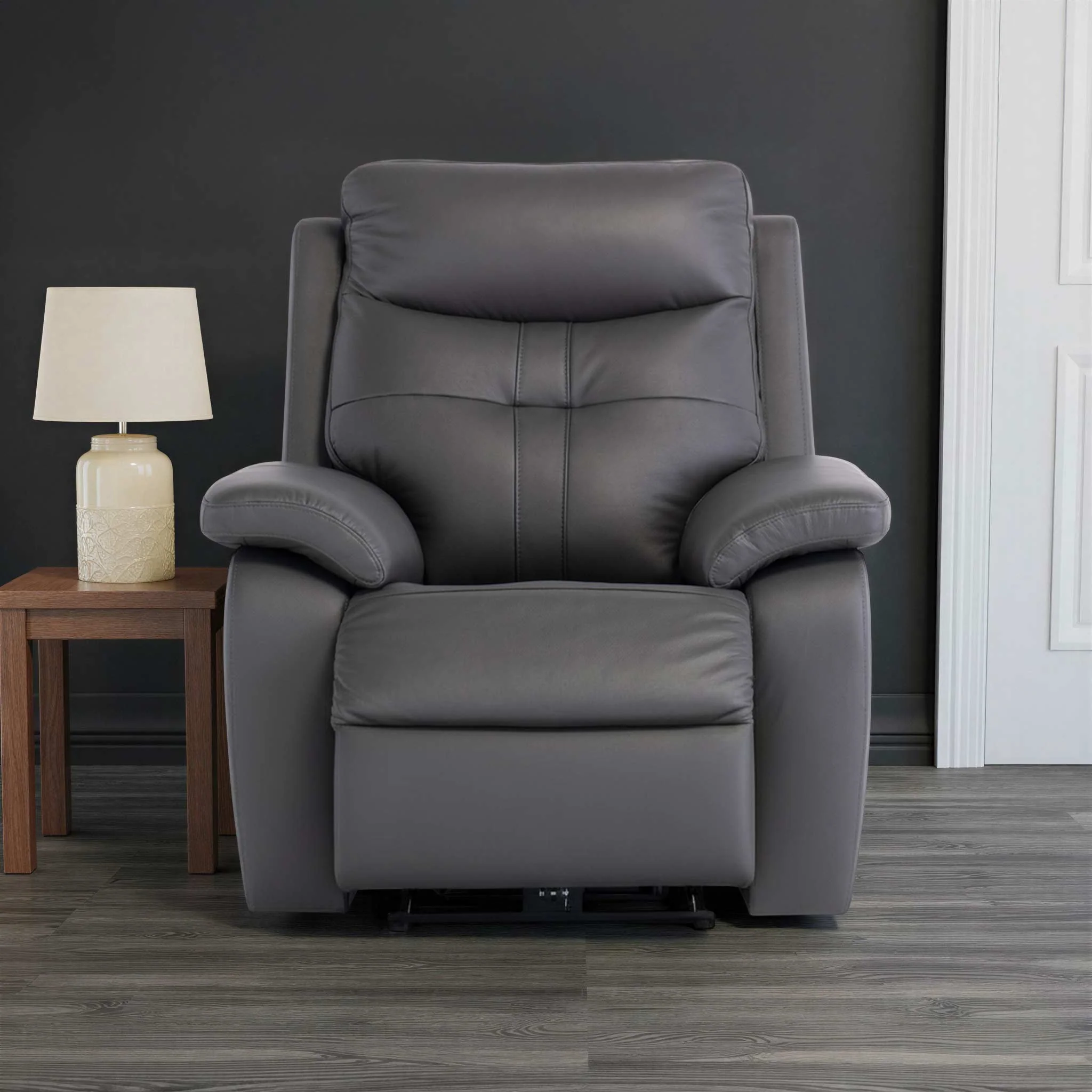 Talbot Leather Power Reclining Armchair - Image 2