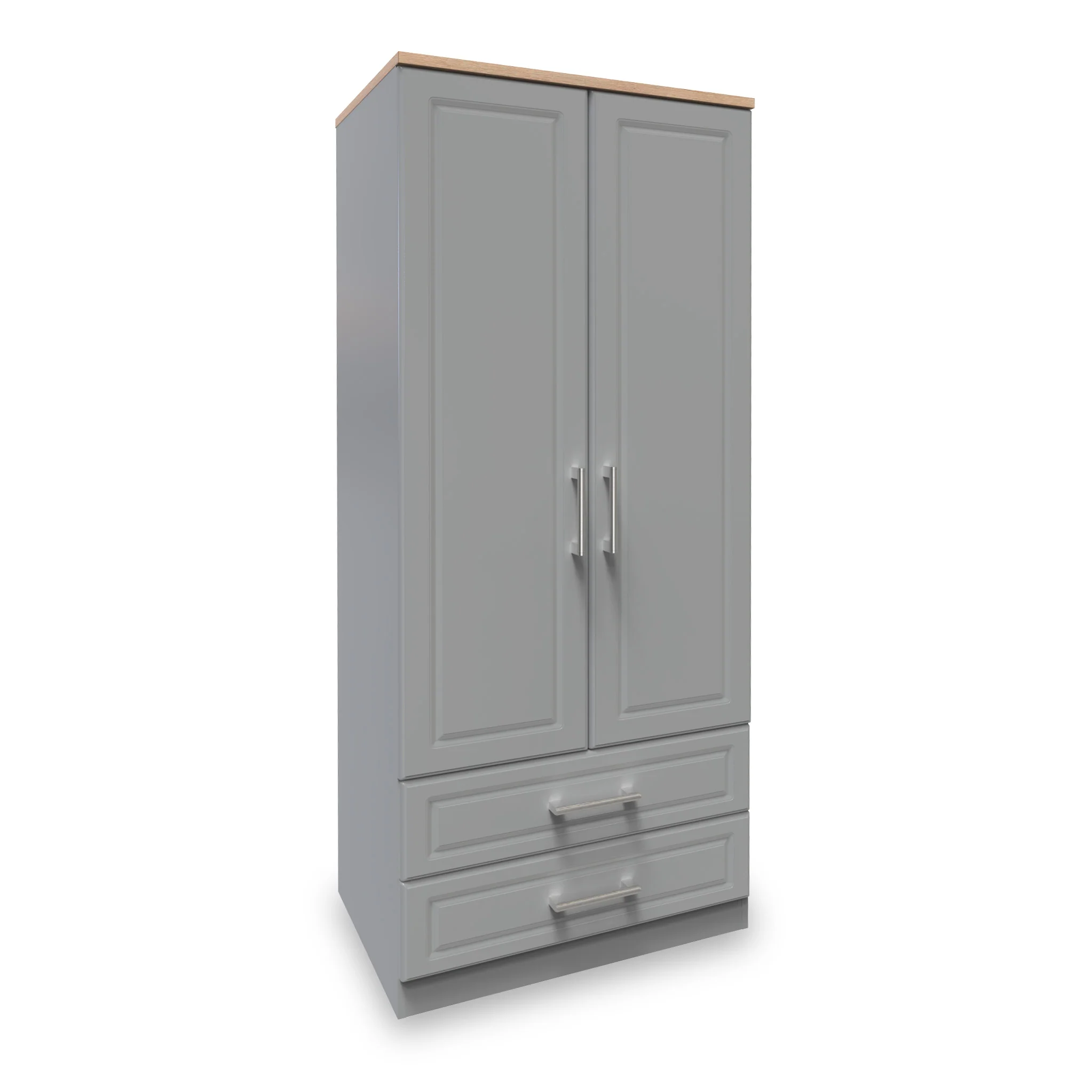 Talland 2 Door 2 Drawer Wardrobe - Image 11