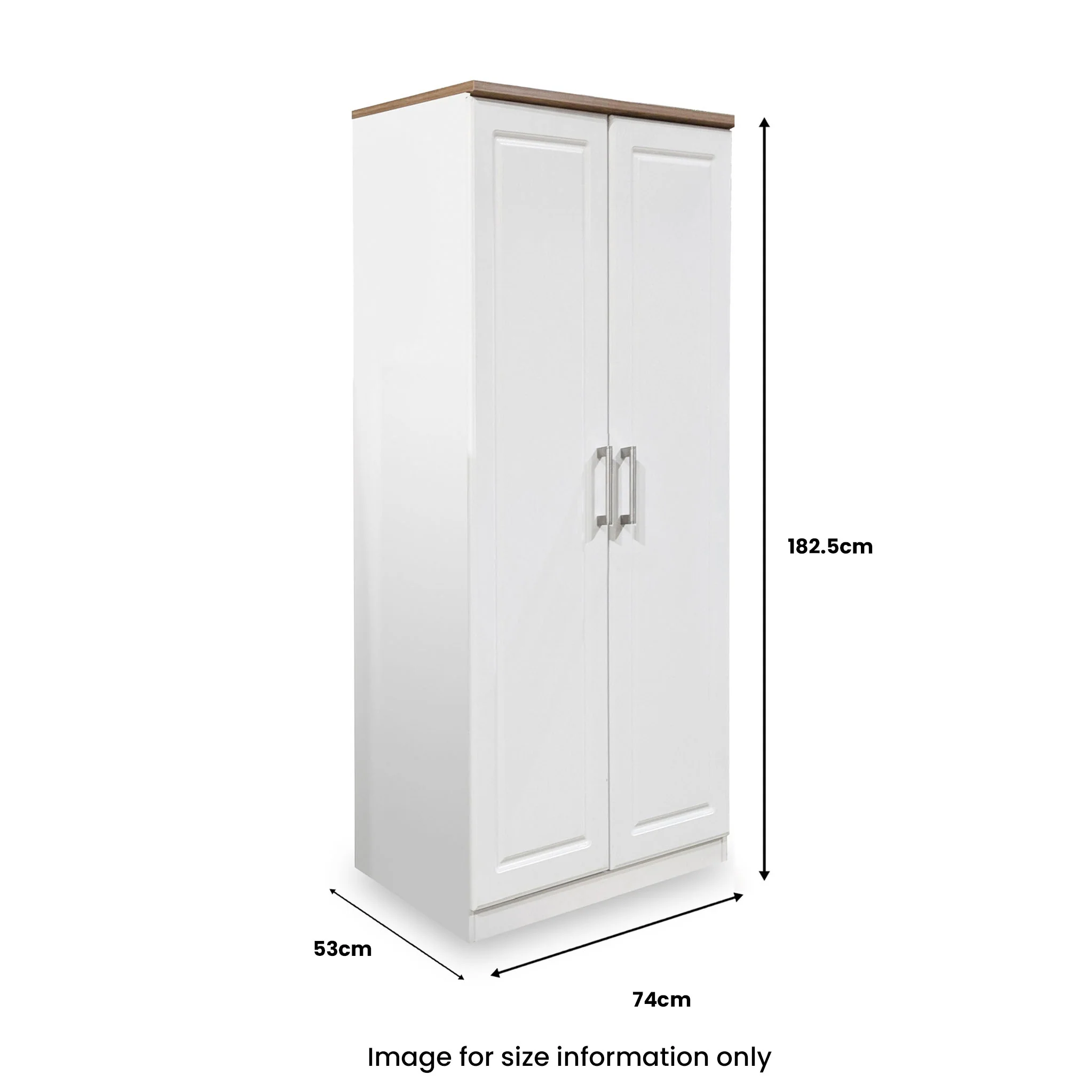 Talland 2 Door Wardrobe - Image 13