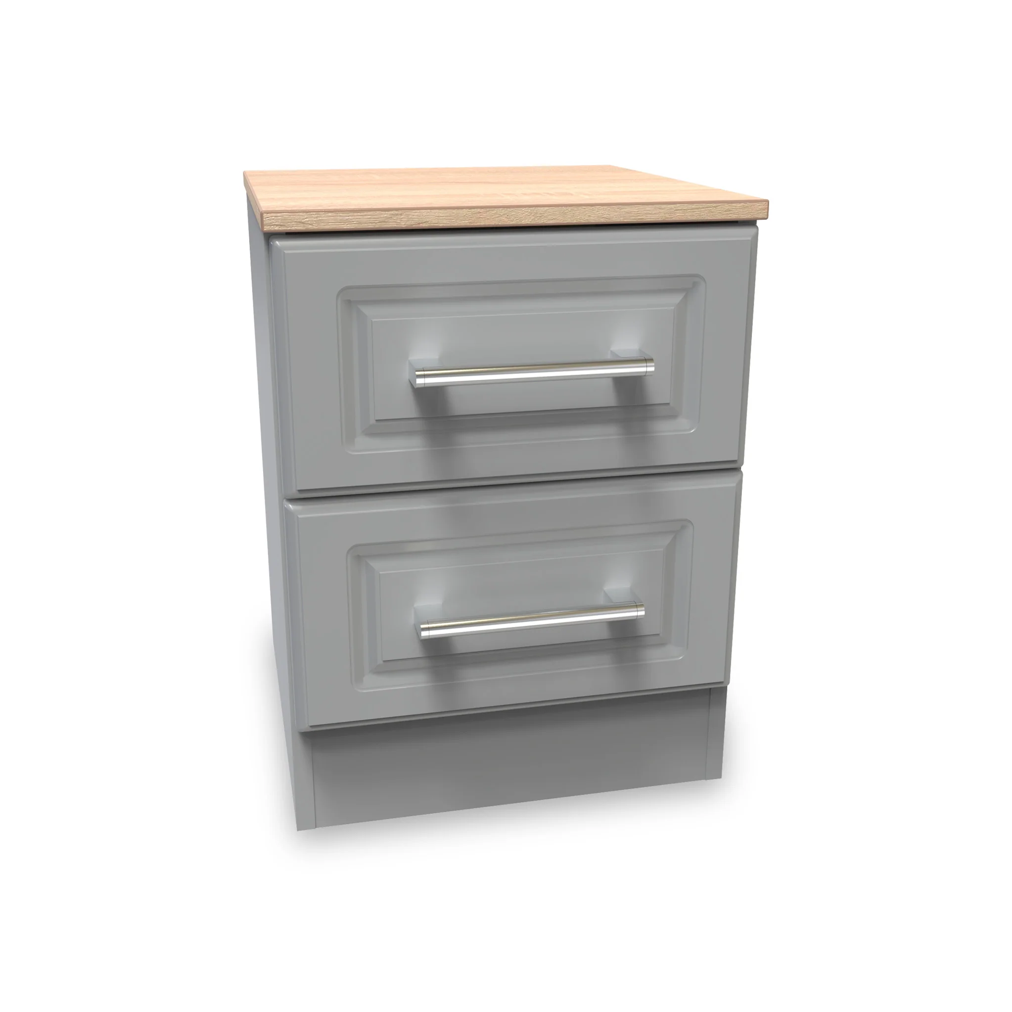 Talland 2 Drawer Bedside Cabinet - Image 3