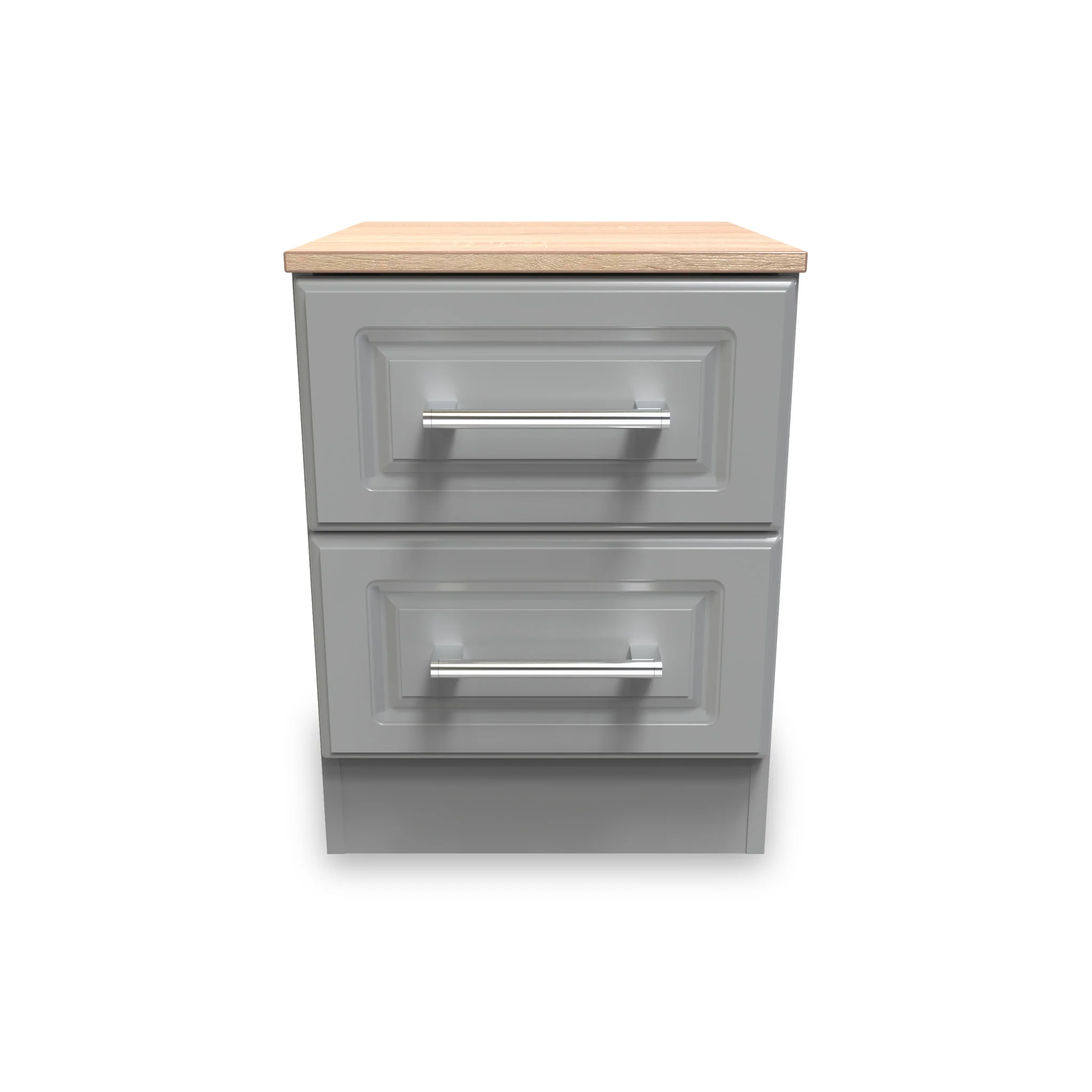 Talland 2 Drawer Bedside Cabinet - Image 4
