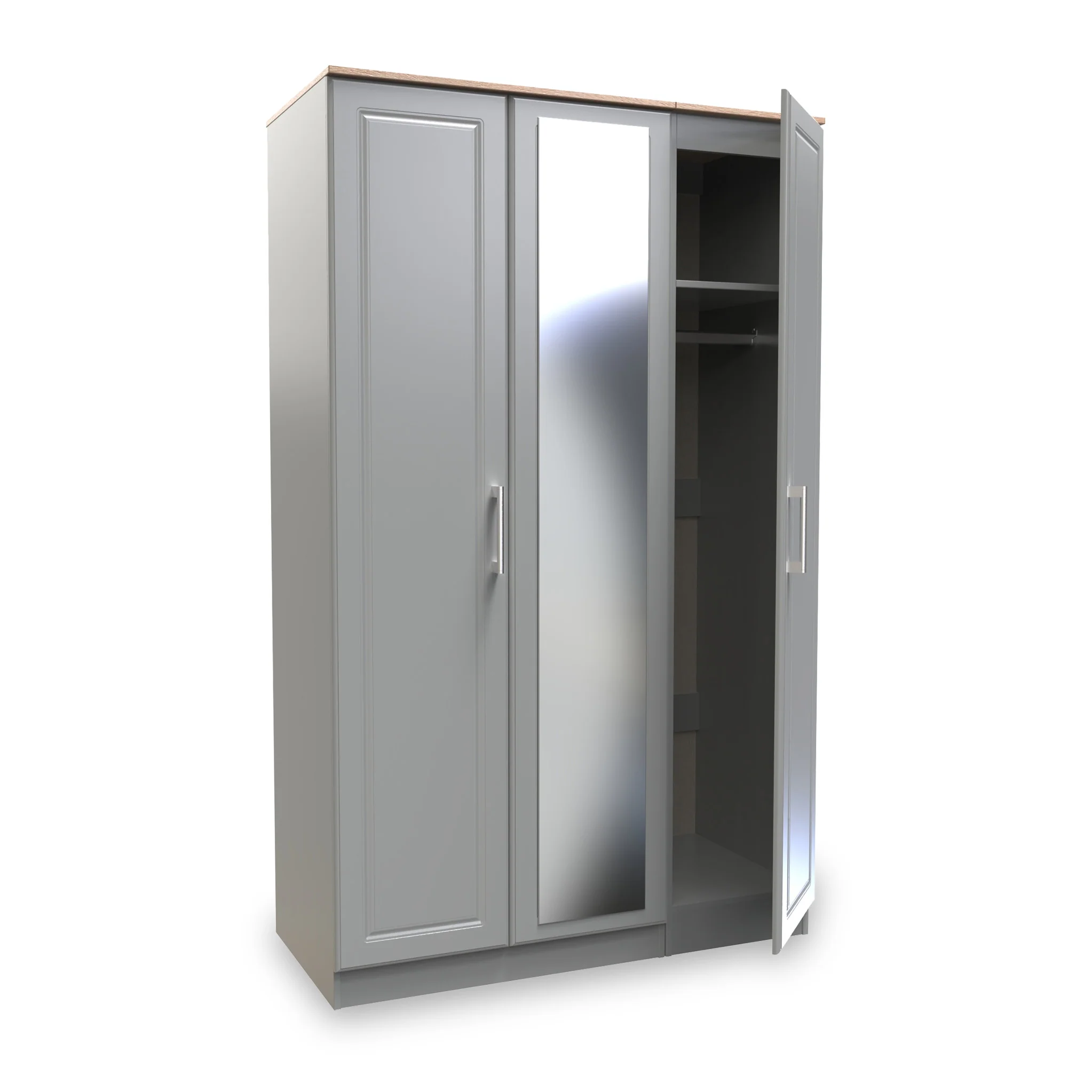 Talland 3 Door Wardrobe - Image 4
