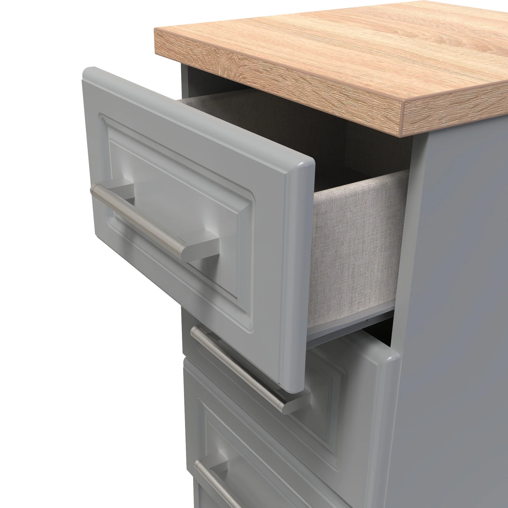 Talland 3 Drawer Bedside Cabinet - Image 14
