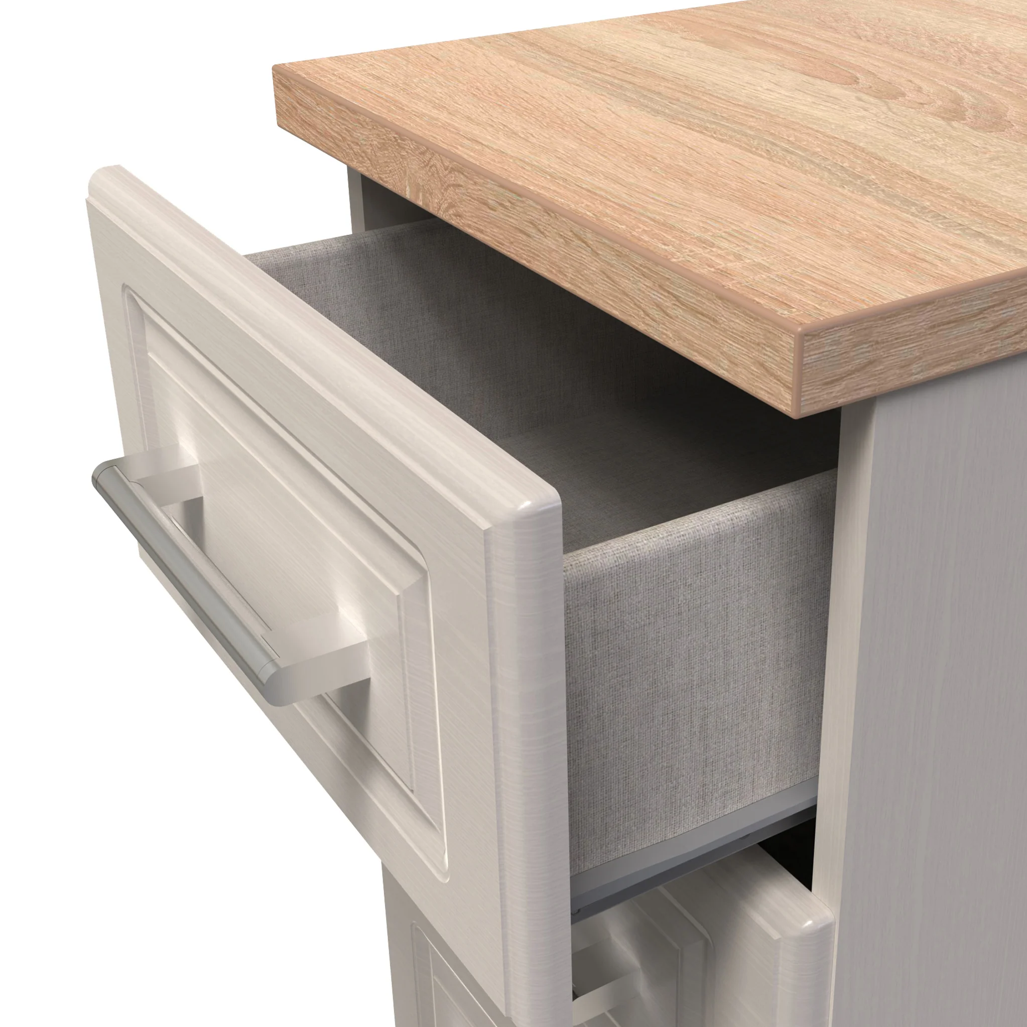 Talland 3 Drawer Bedside Cabinet - Image 19
