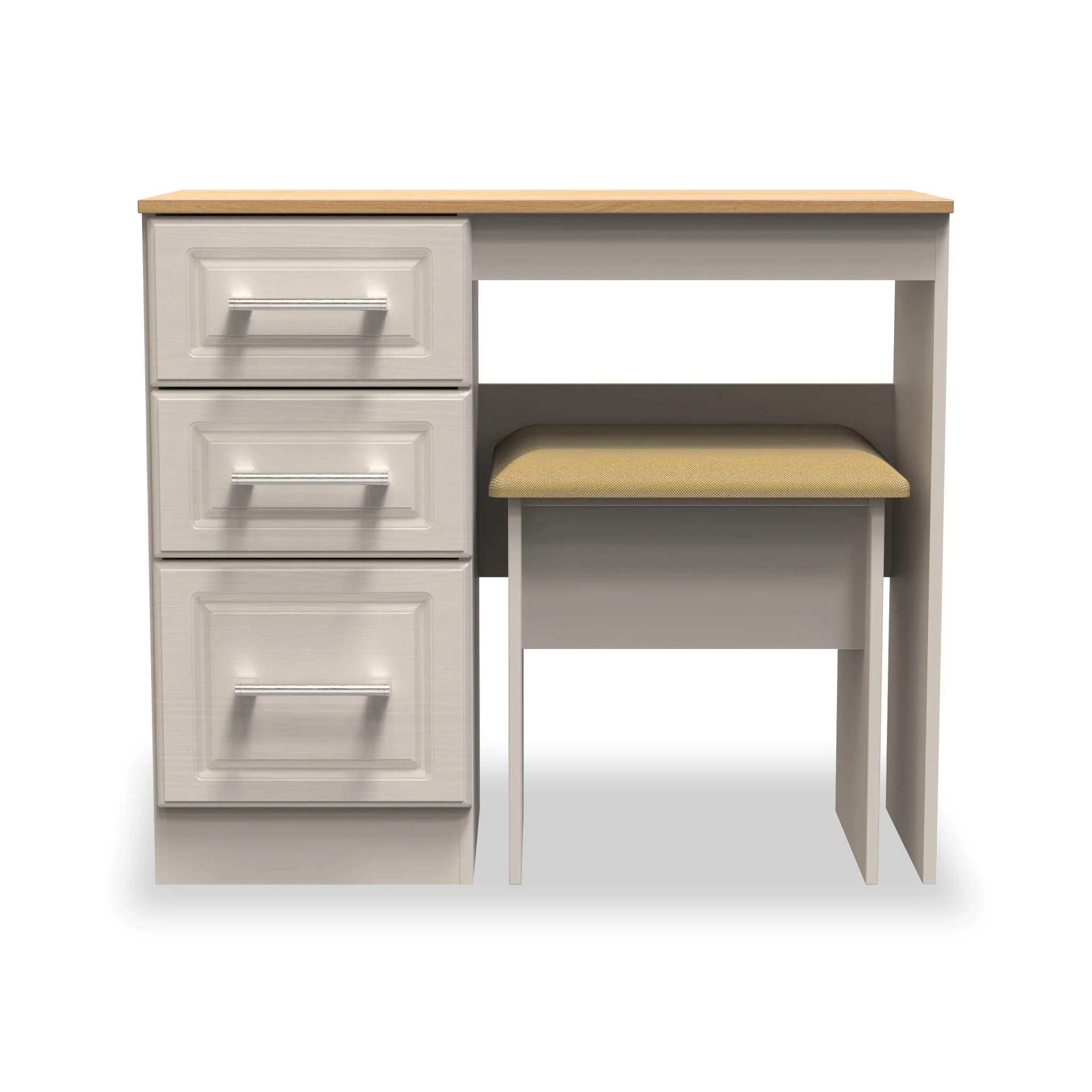 Talland White Dressing Table with Stool - Image 11