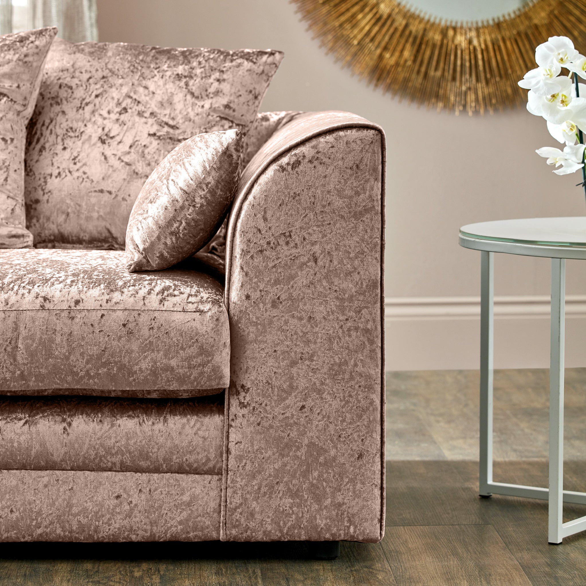 Tamara Crushed Velvet 2 Seater Sofa - Image 22