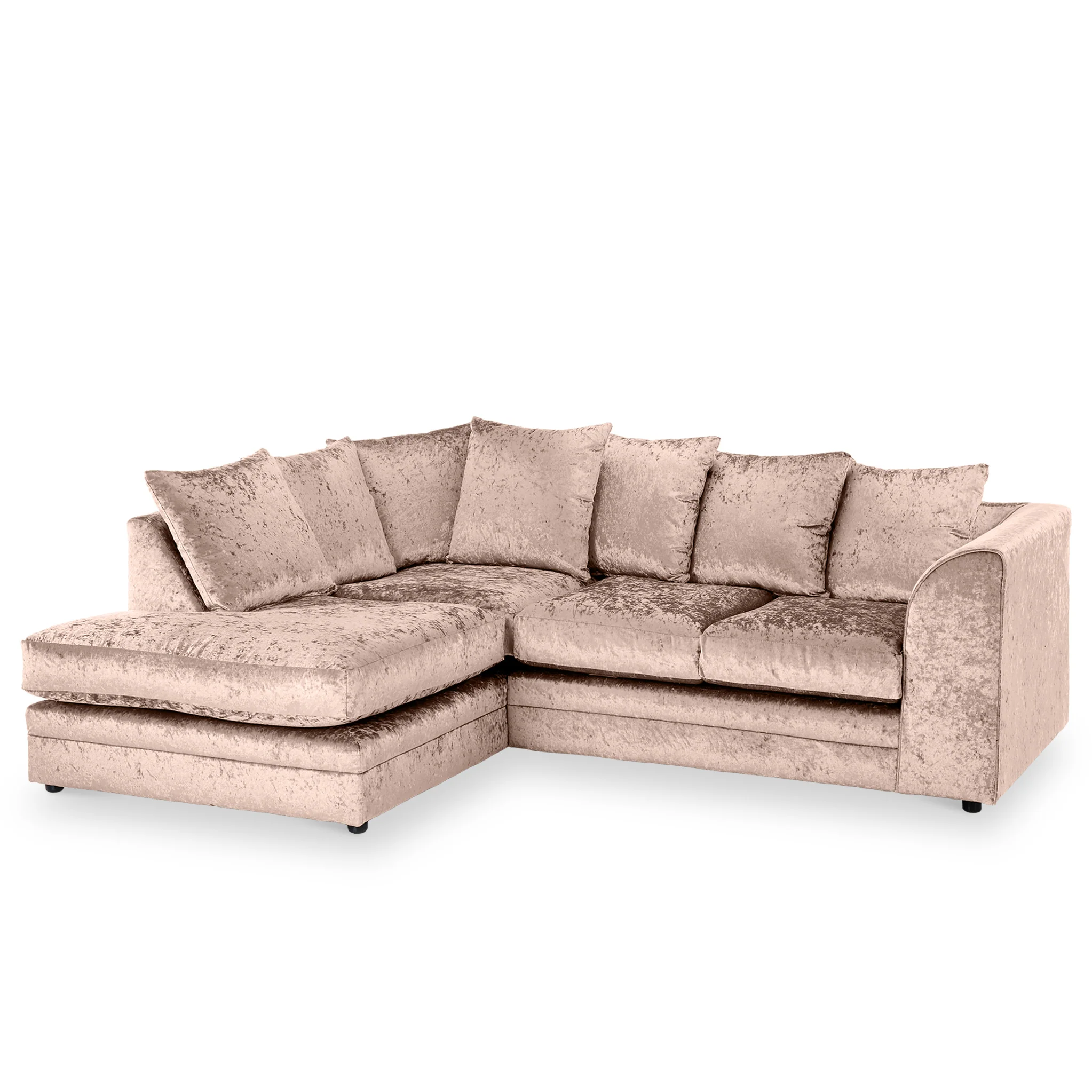Tamara Crushed Velvet Chaise Sofa - Image 19