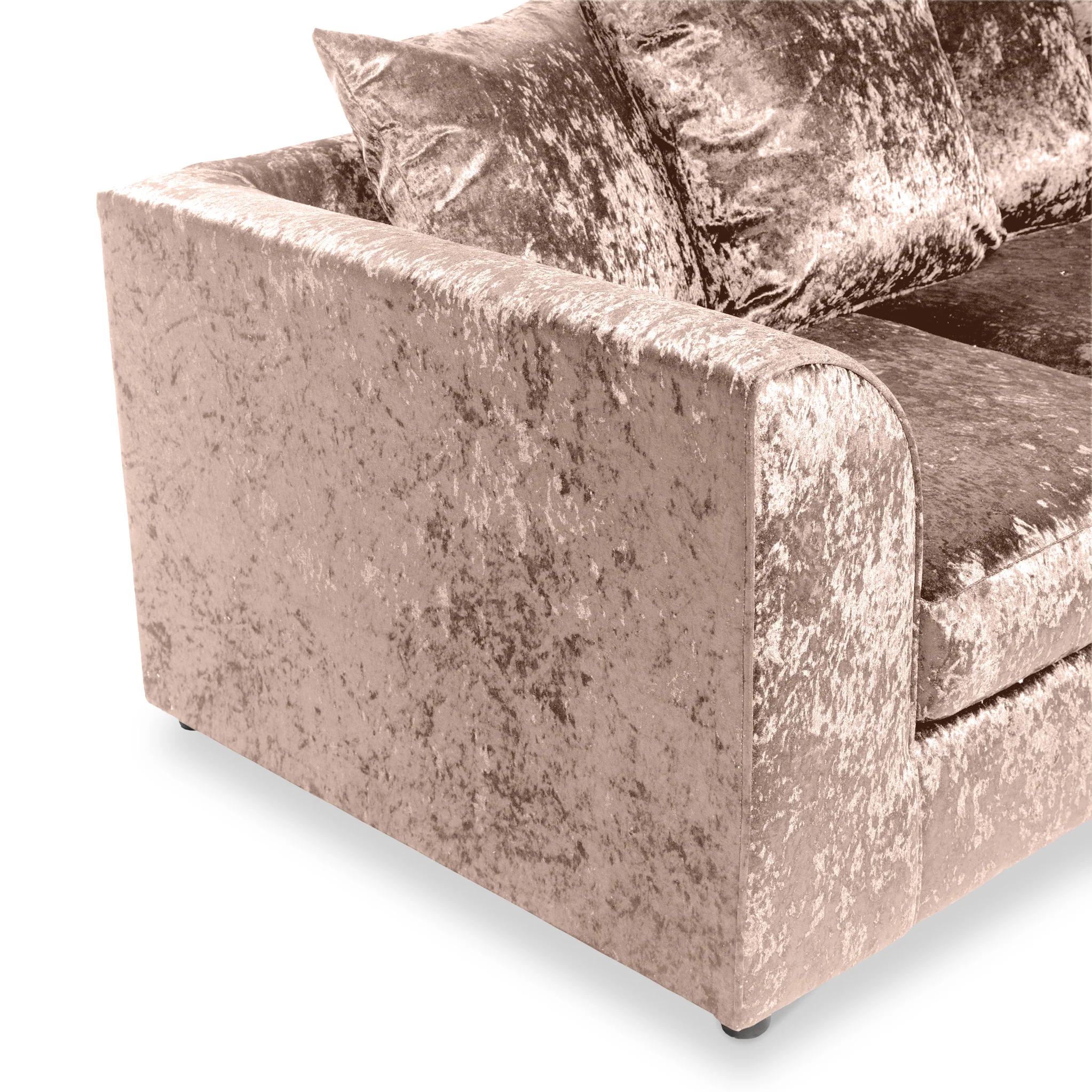 Tamara Crushed Velvet Chaise Sofa - Image 21