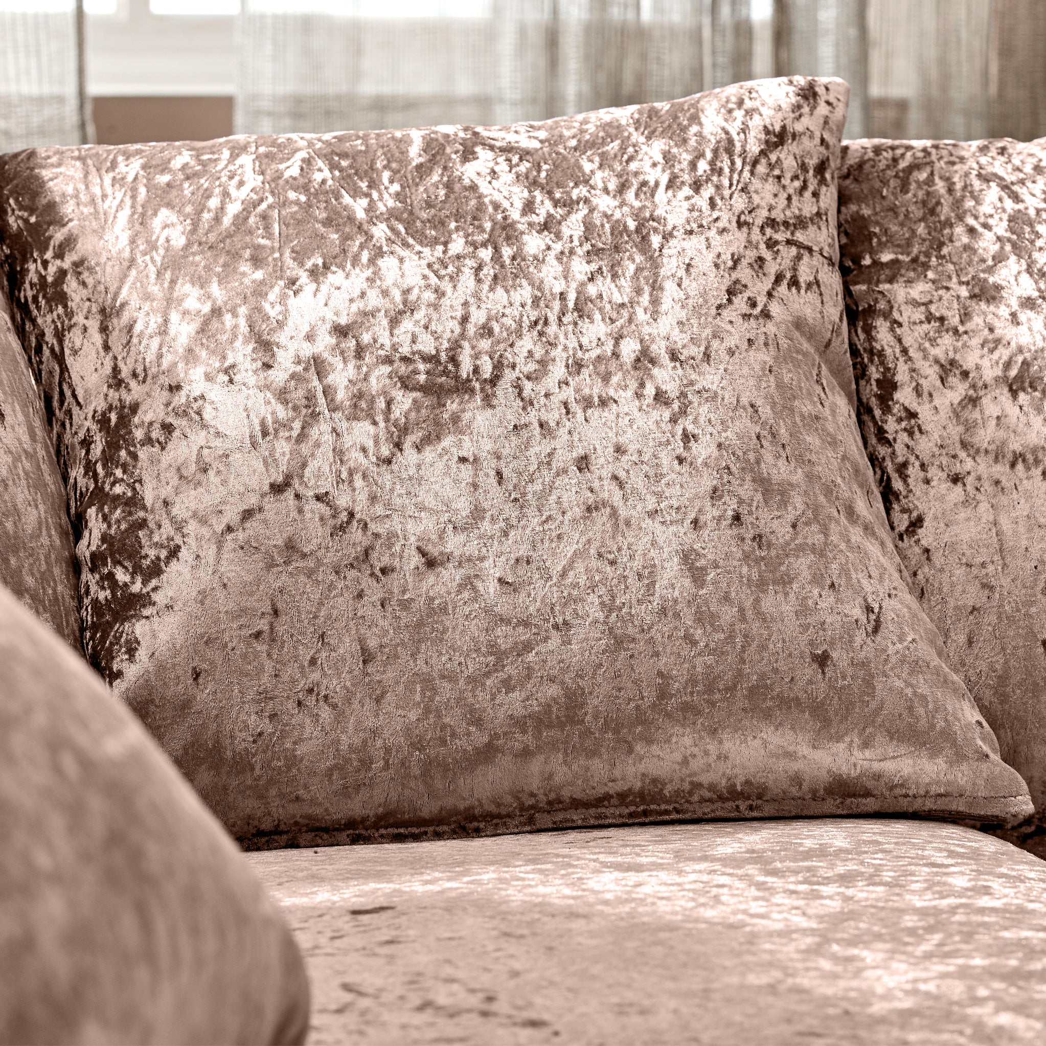 Tamara Crushed Velvet Chaise Sofa - Image 23