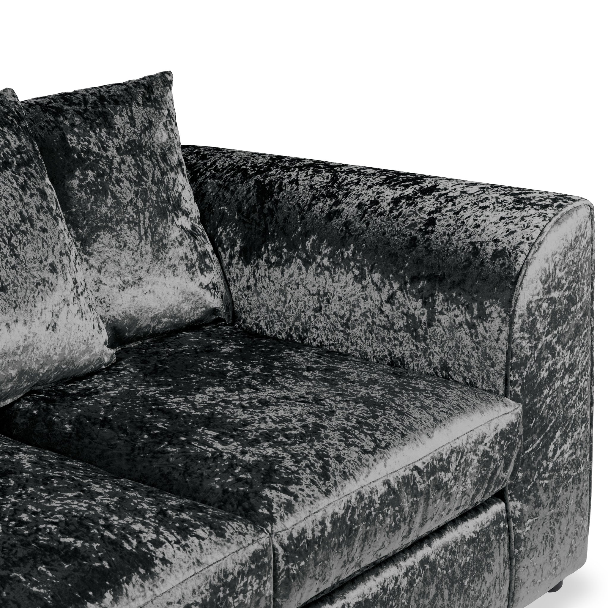 Tamara Crushed Velvet Chaise Sofa - Image 38