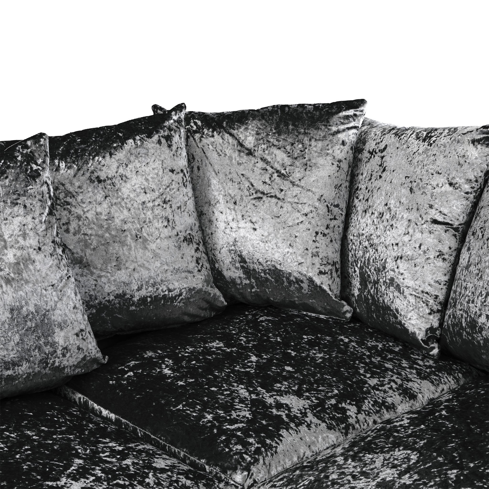 Tamara Crushed Velvet Chaise Sofa - Image 41