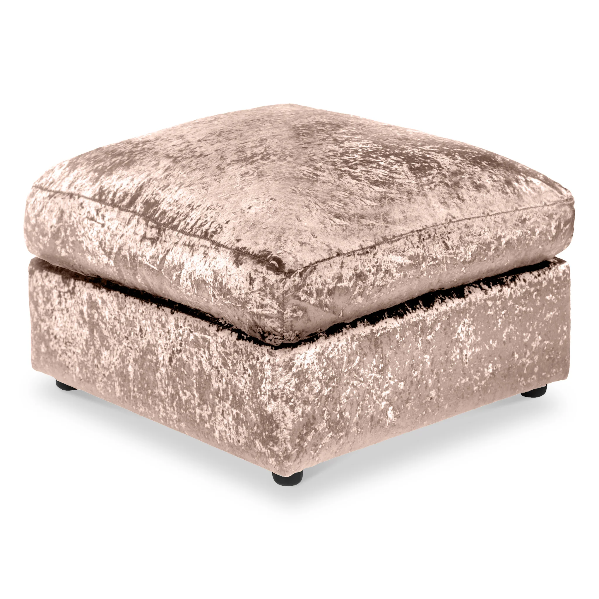 Tamara Crushed Velvet Footstool - Image 14