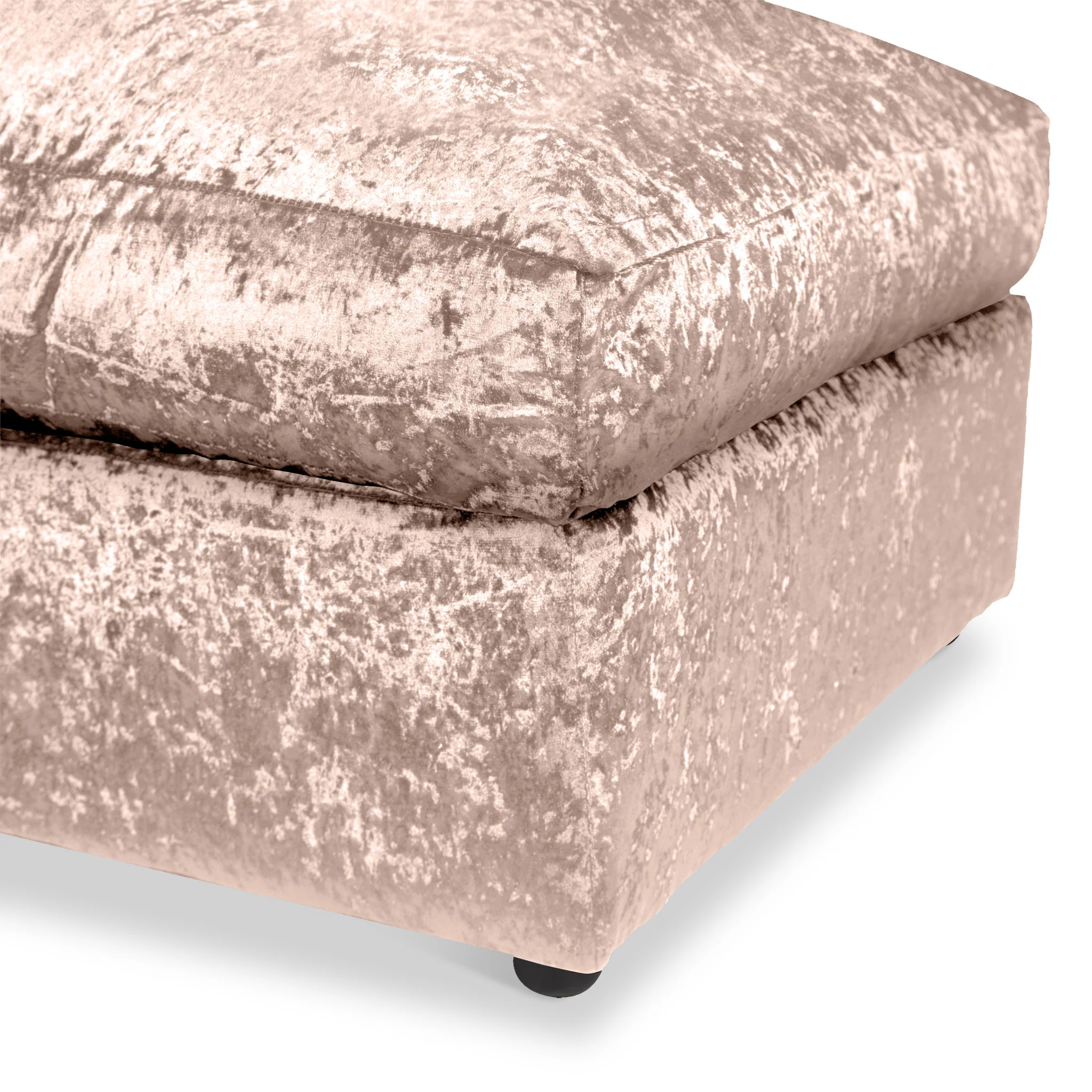 Tamara Crushed Velvet Footstool - Image 16
