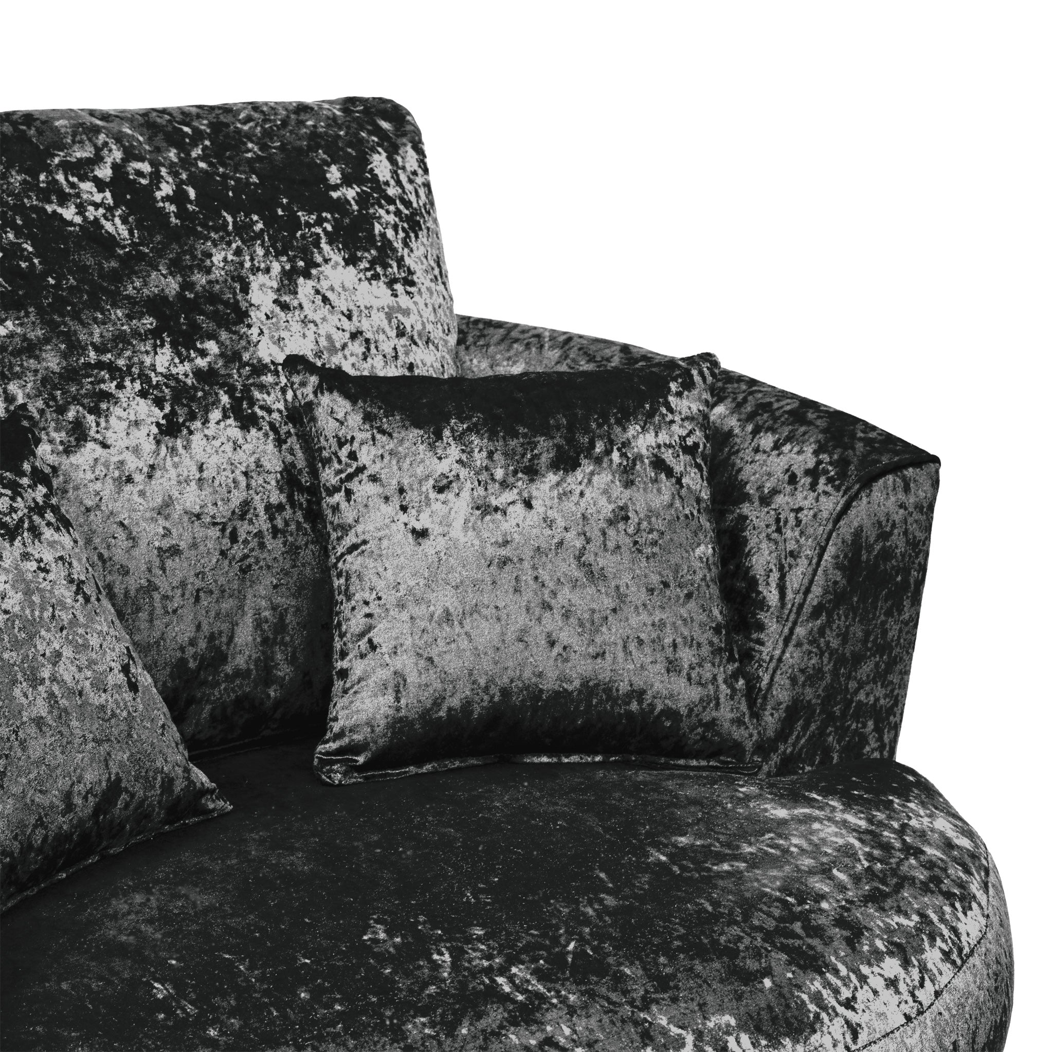 Tamara Crushed Velvet Swivel Chair - Image 12