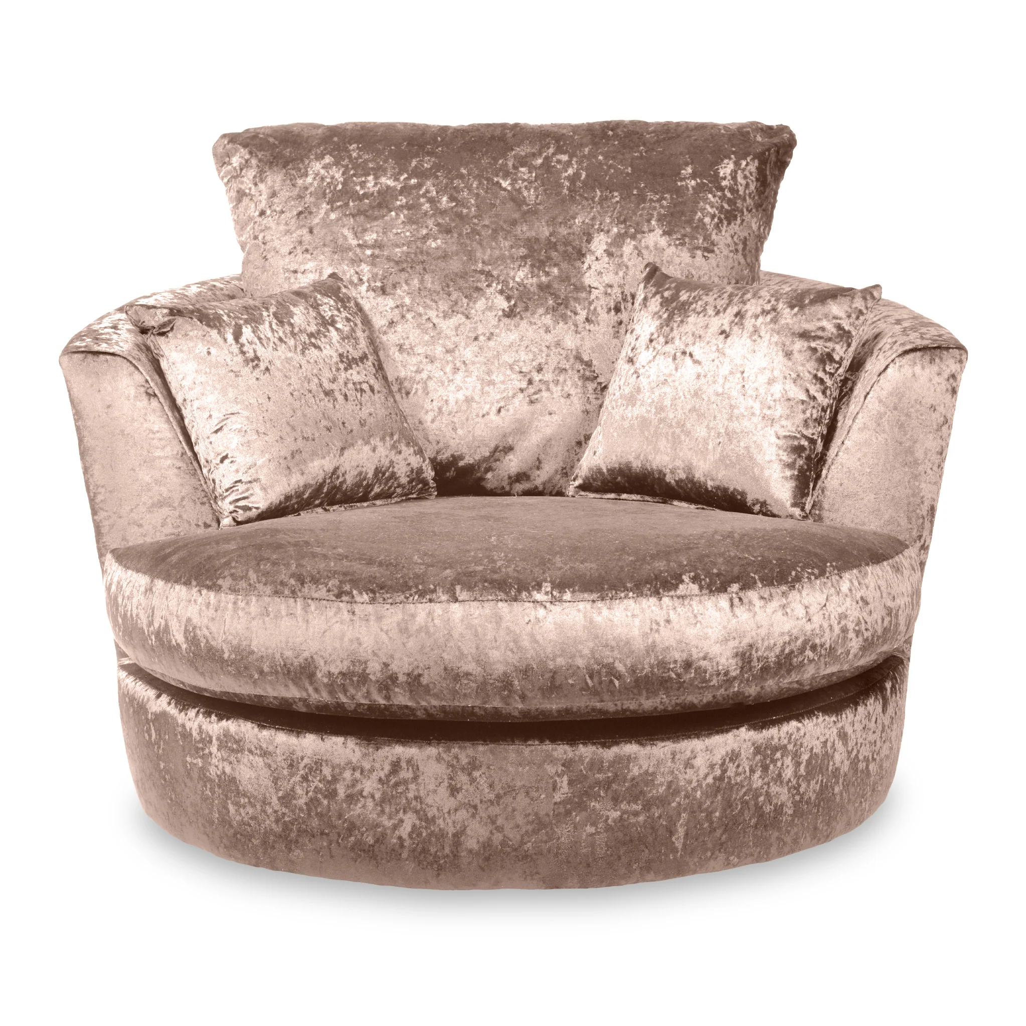 Tamara Crushed Velvet Swivel Chair - Image 16