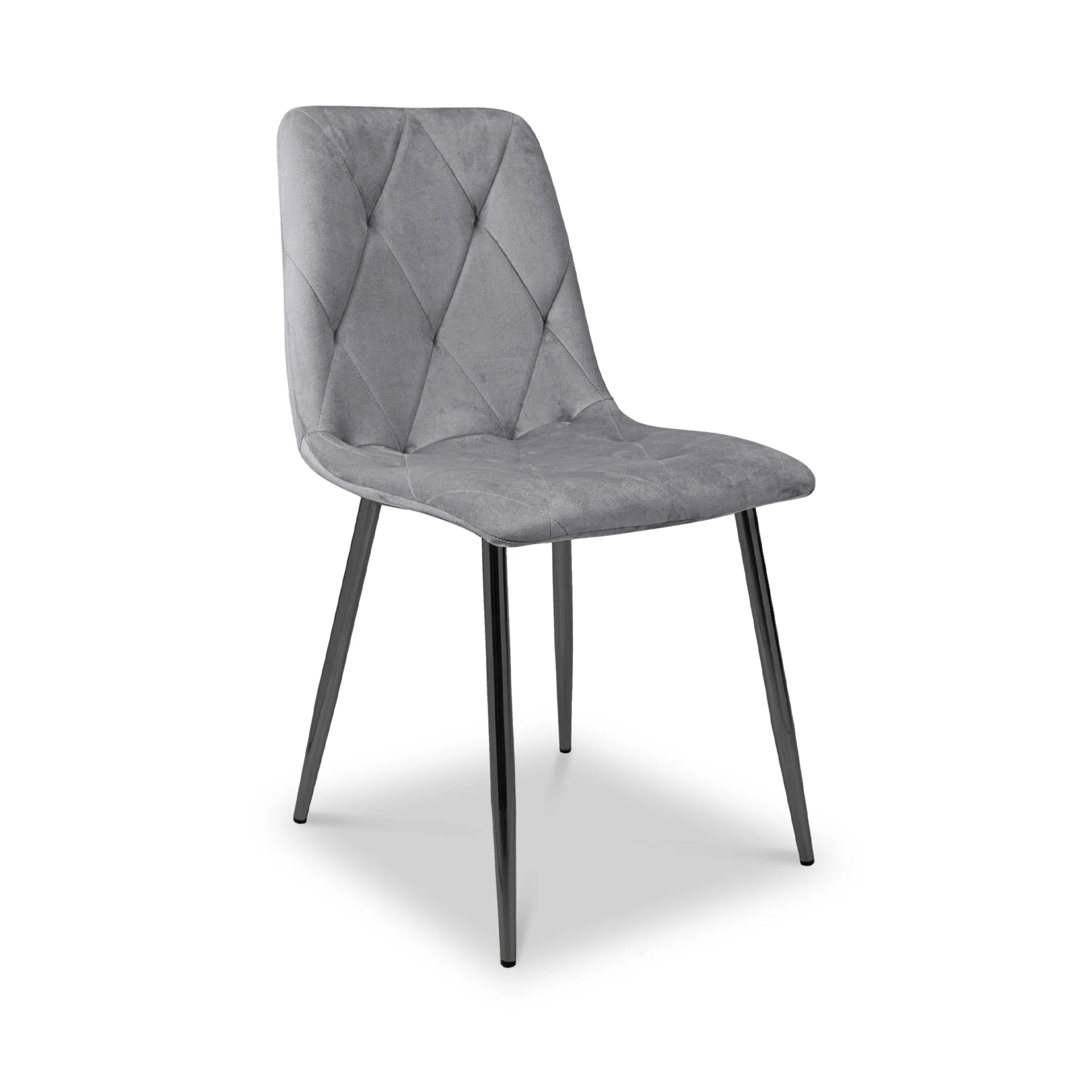 Taran Brushed Velvet Dining Chair - Image 7