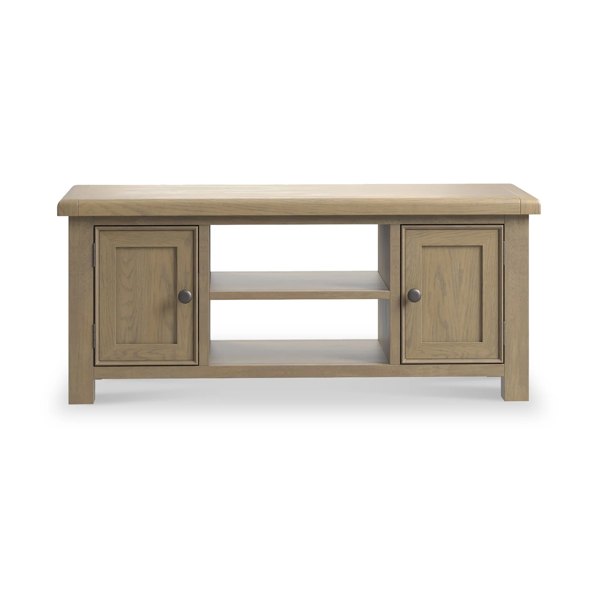 Taunton Smoked Oak 115cm Wide TV Unit - Image 3