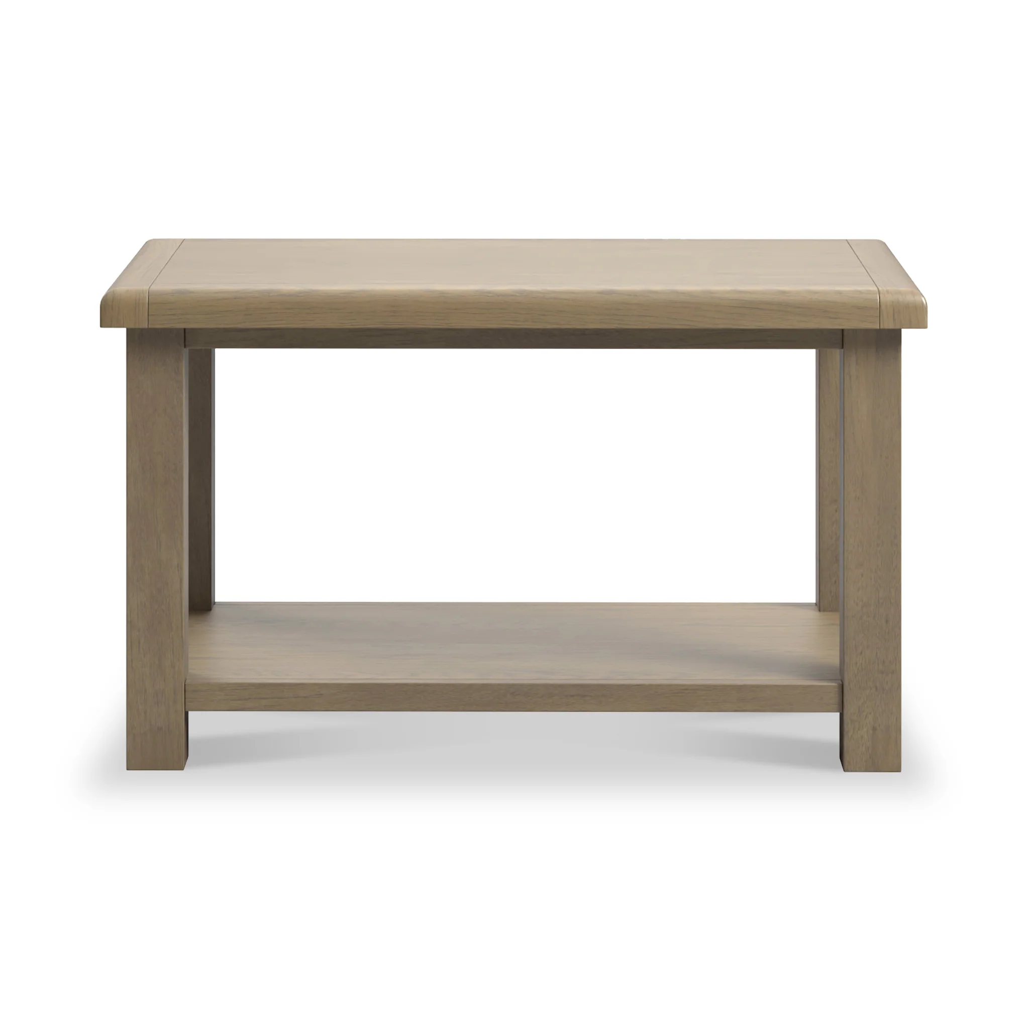 Taunton Smoked Oak Coffee Table with Shelf - Image 3