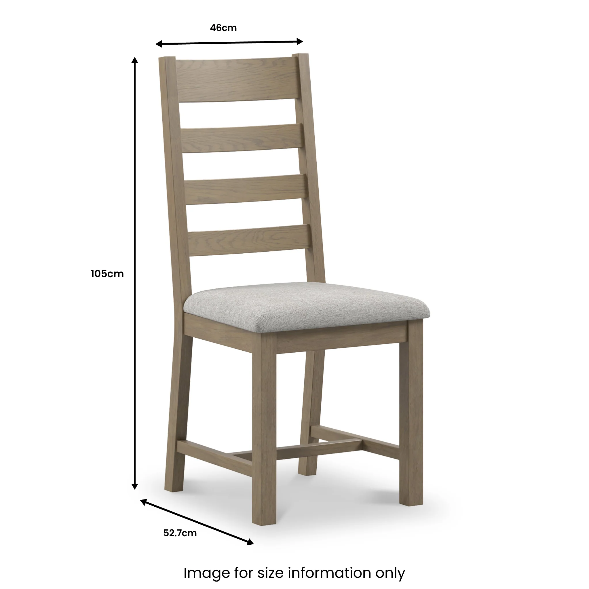 Taunton Smoked Oak Dining Chair - Image 5