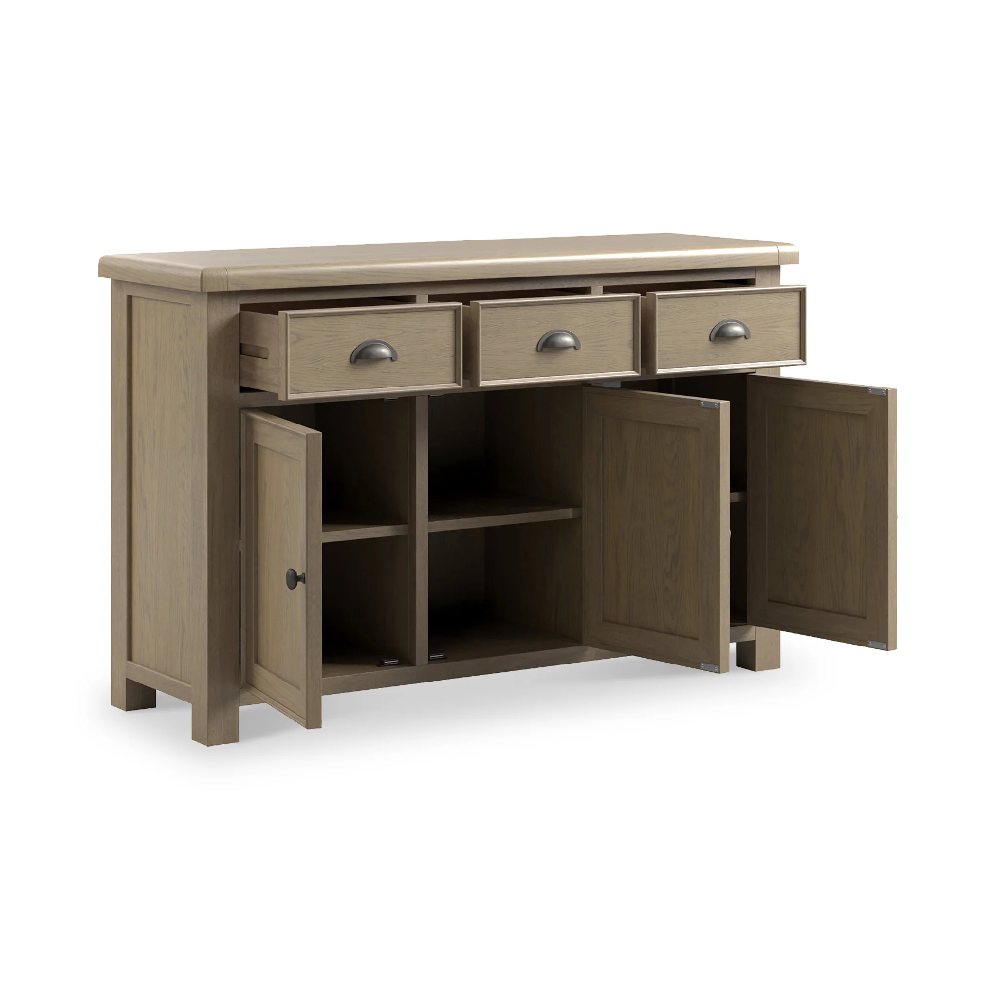 Taunton Smoked Oak Large Sideboard - Image 4