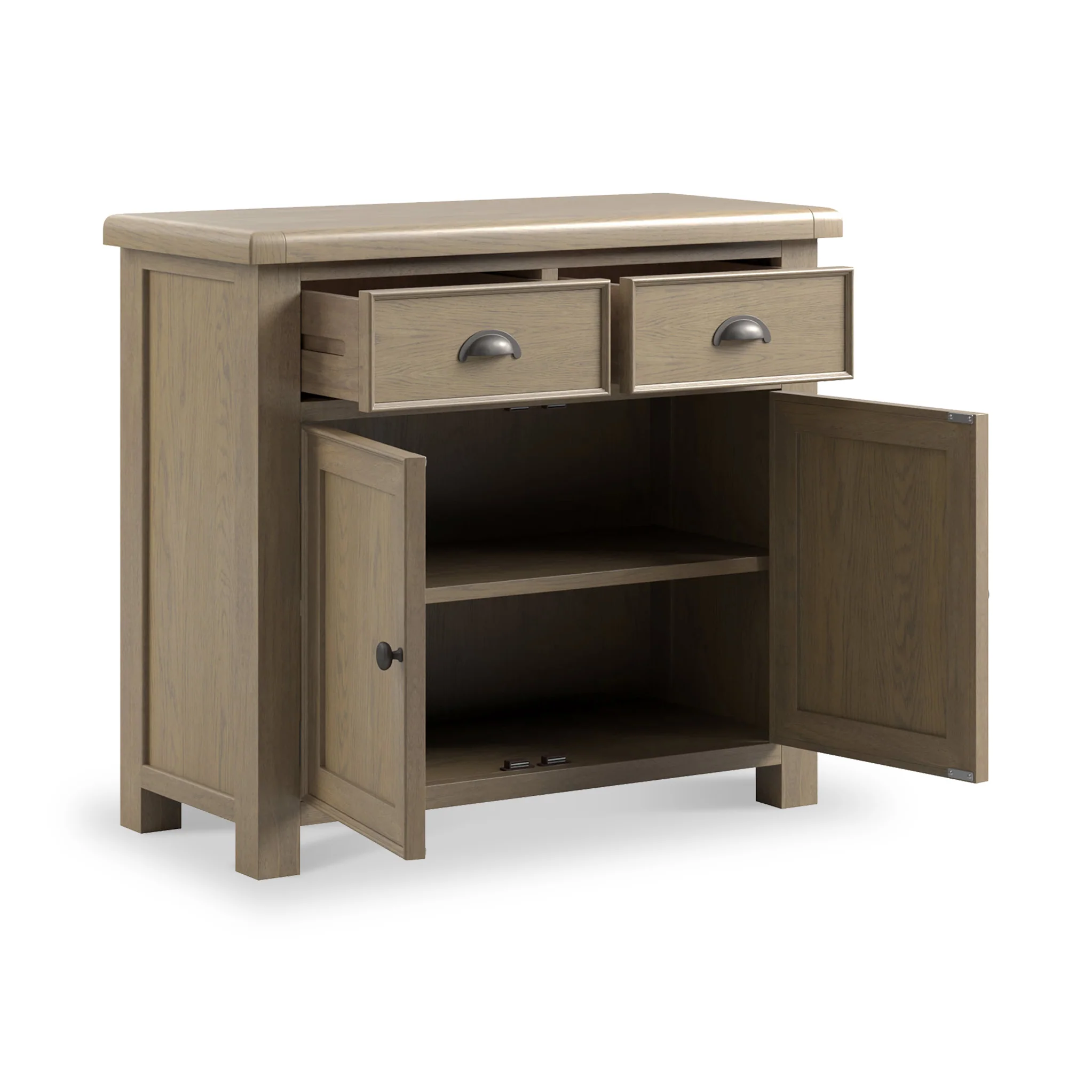 Taunton Smoked Oak Mini Sideboard - Image 4