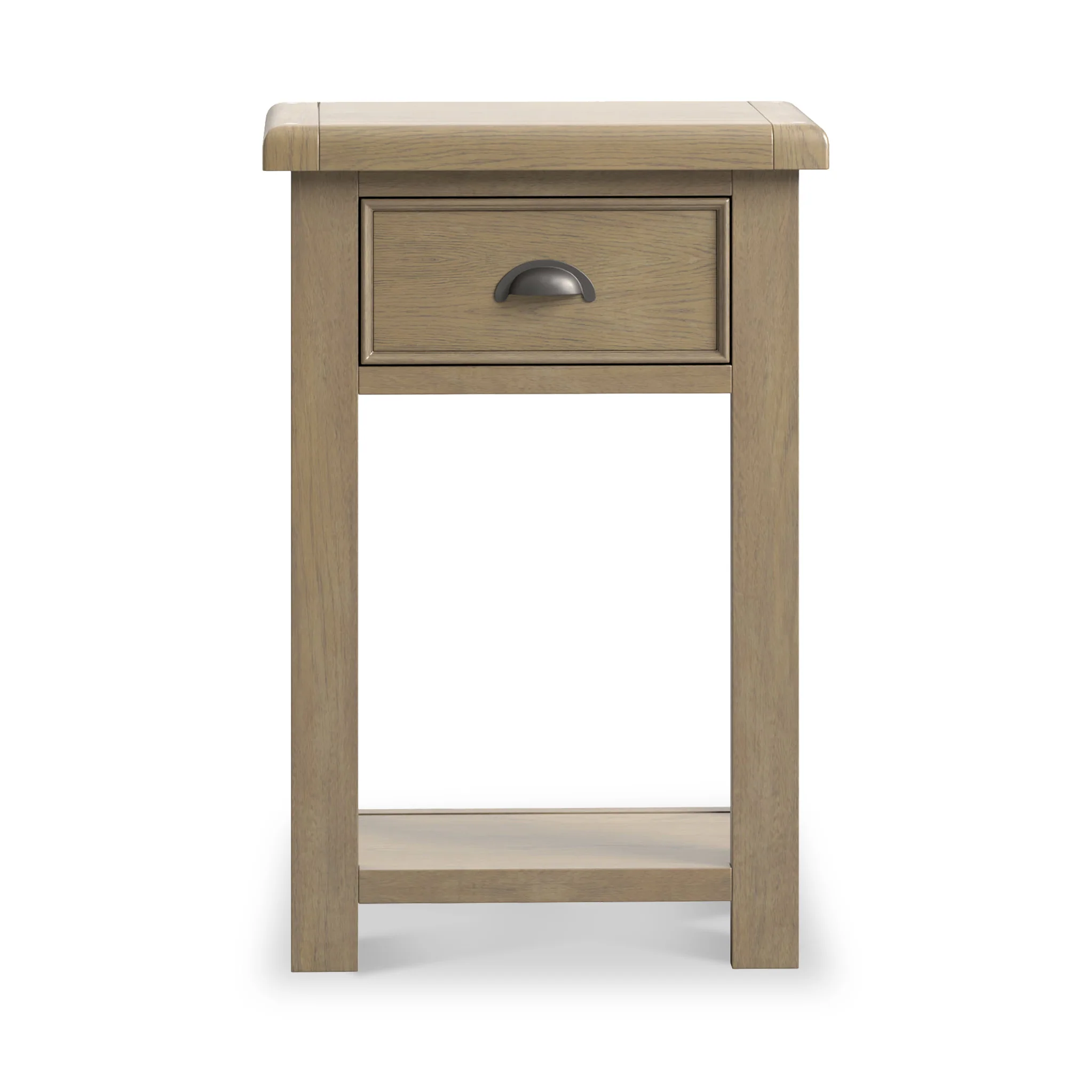 Taunton Smoked Oak Side Table - Image 3