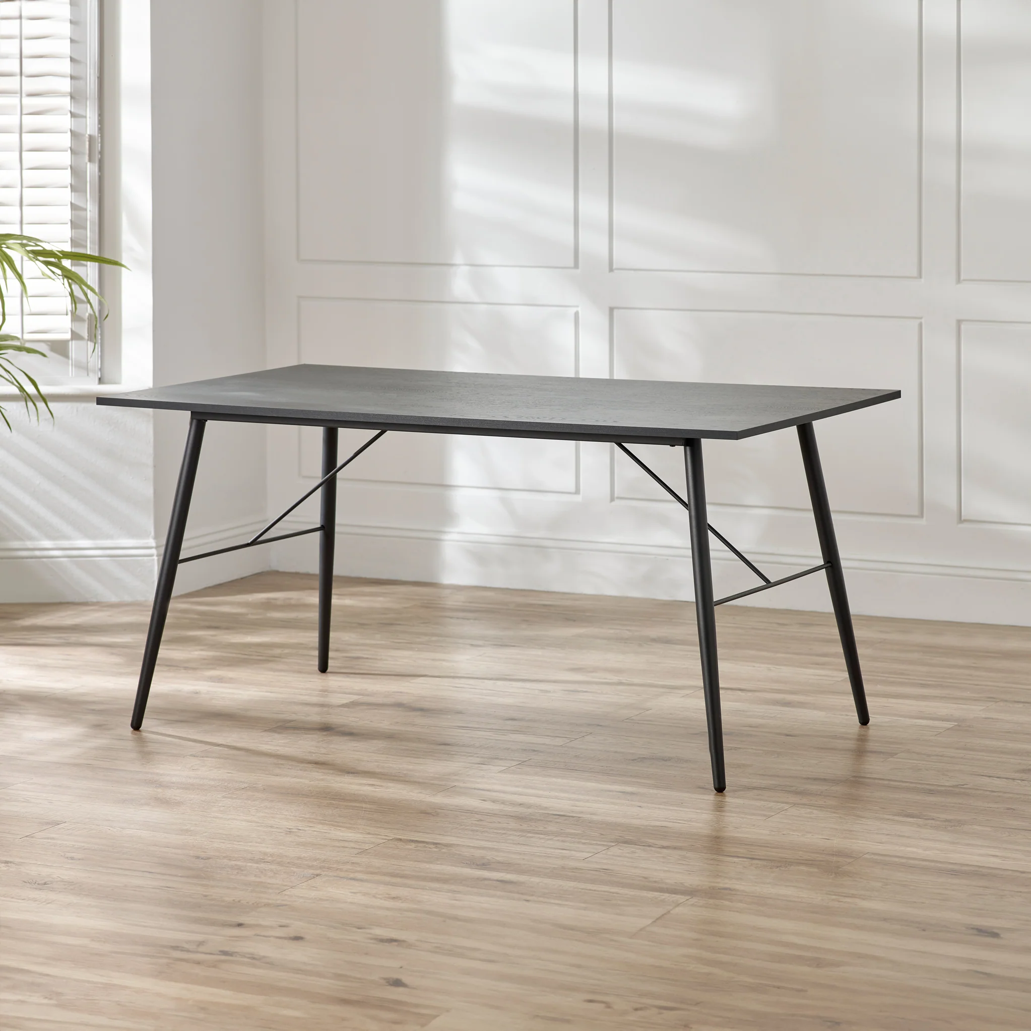 Taylor 160cm Black Dining Table - Image 3